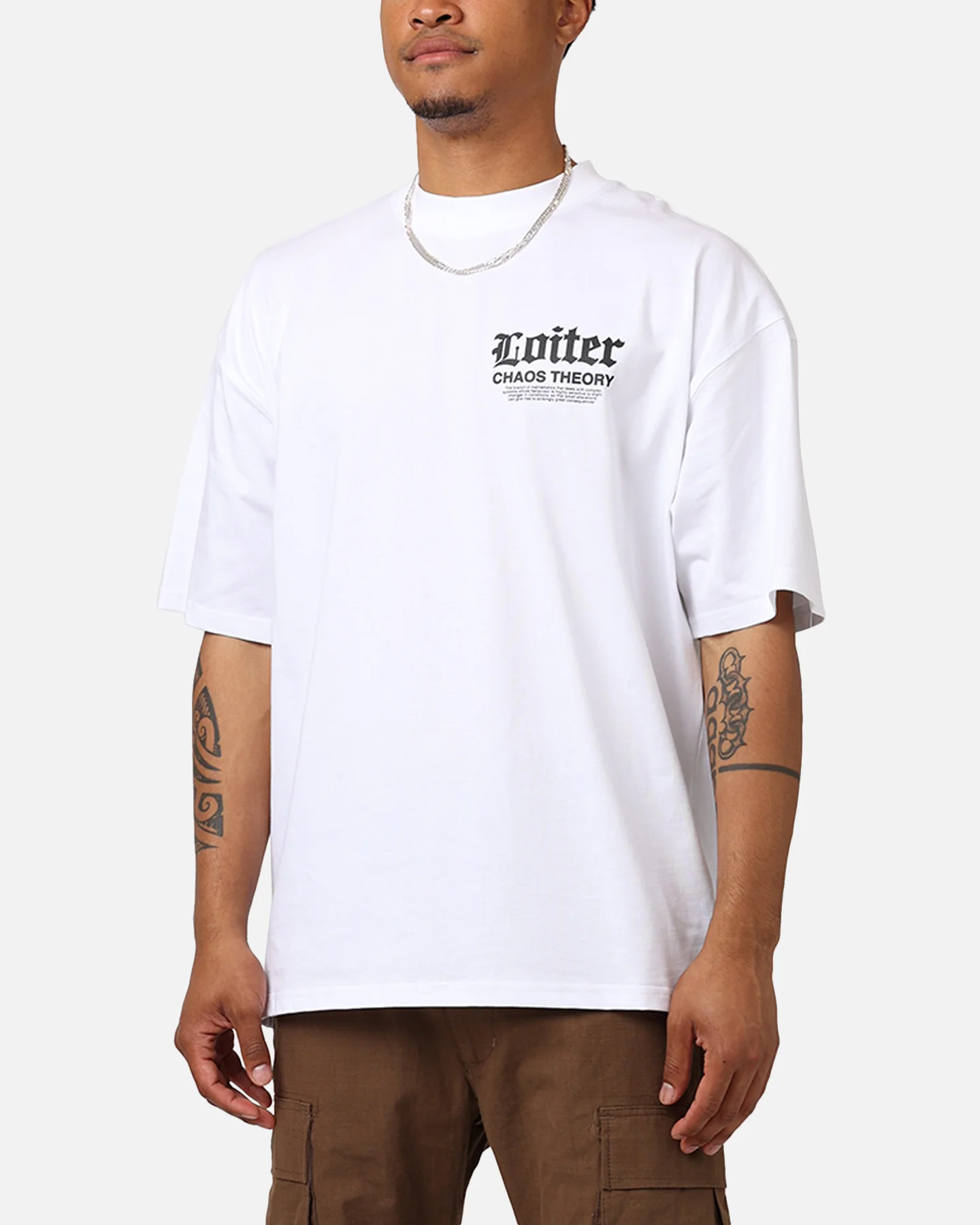 Loiter Chaos Theory T-Shirt White - Image 8