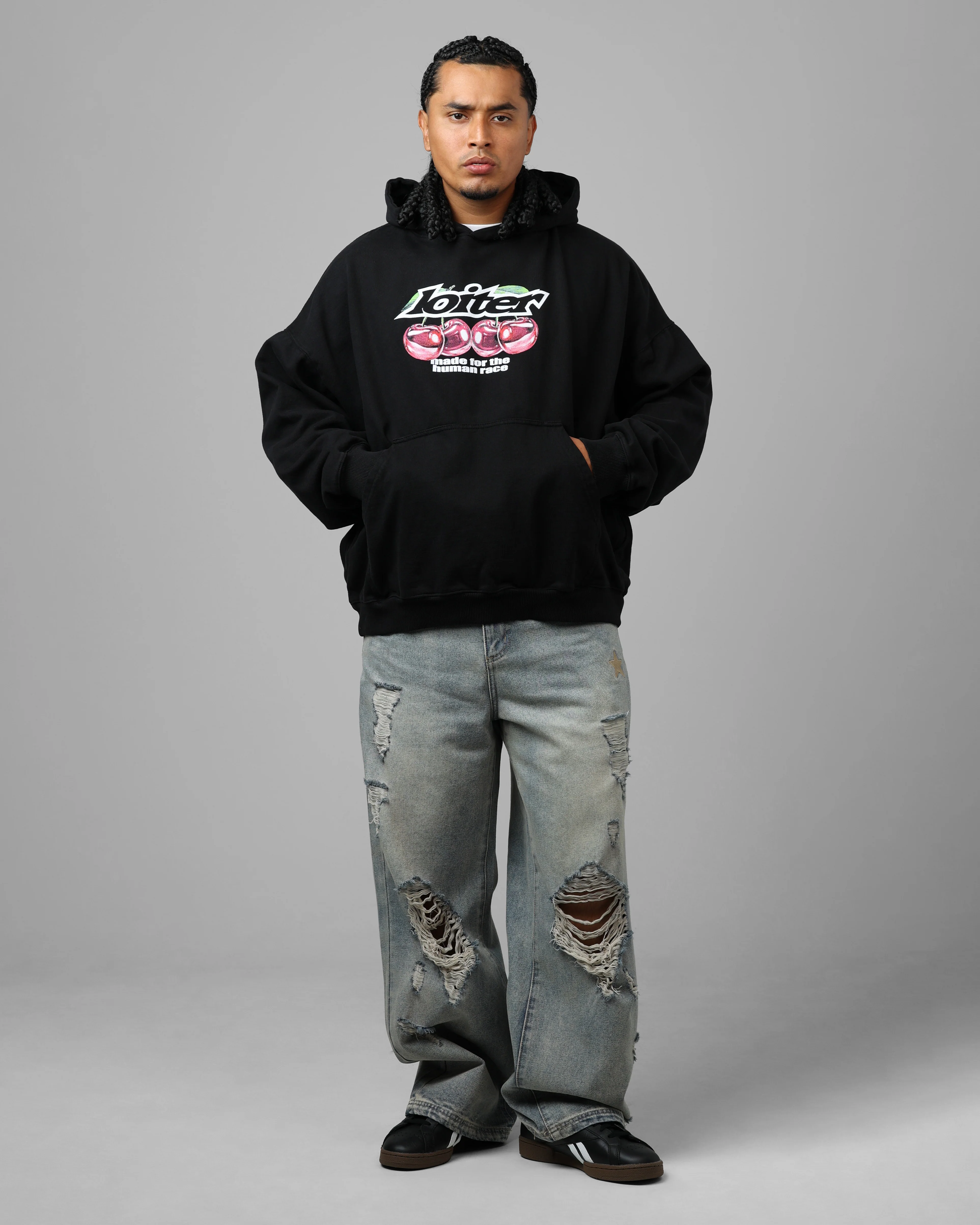 Loiter Cherry Pick Hoodie Black - Image 3
