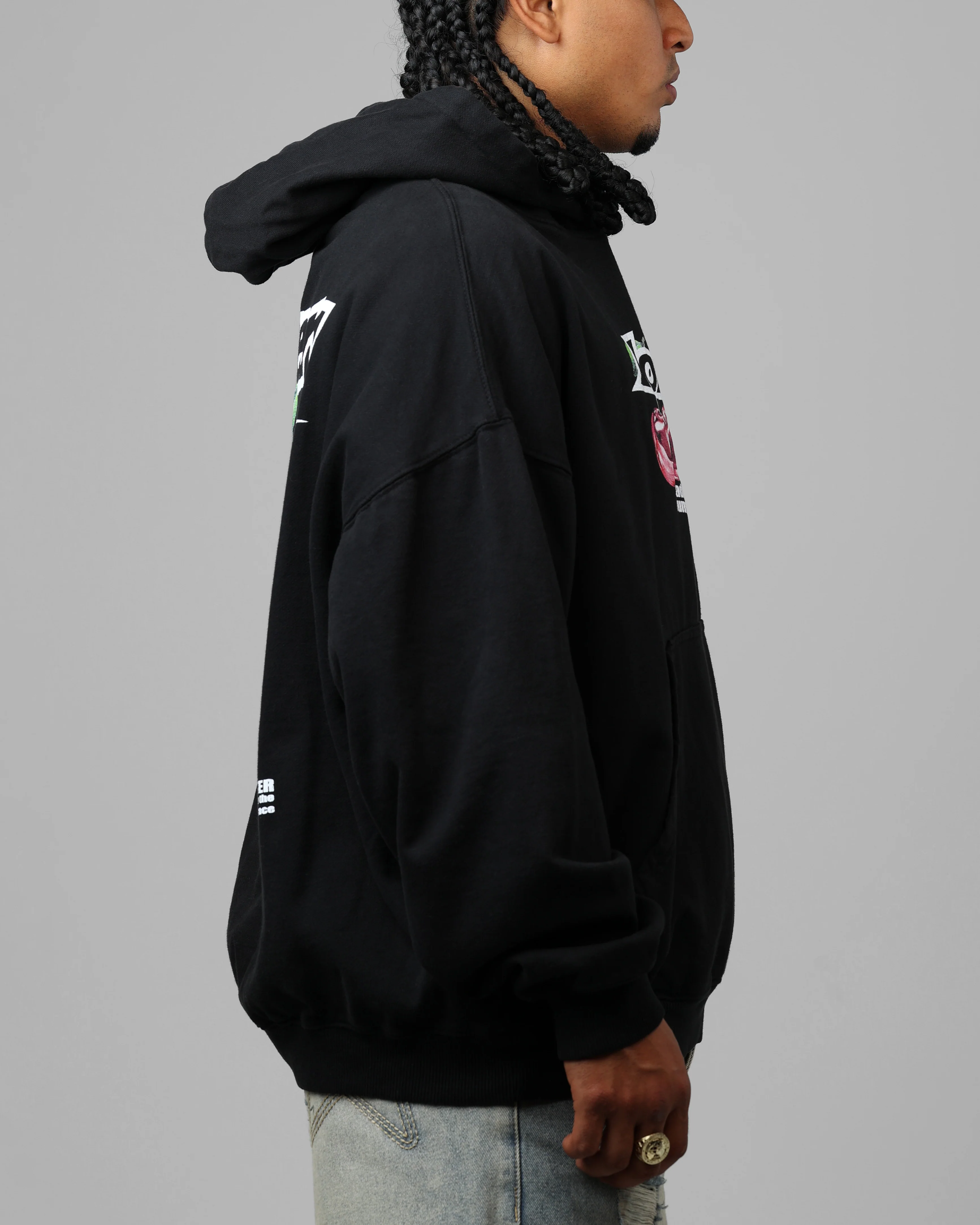 Loiter Cherry Pick Hoodie Black - Image 4