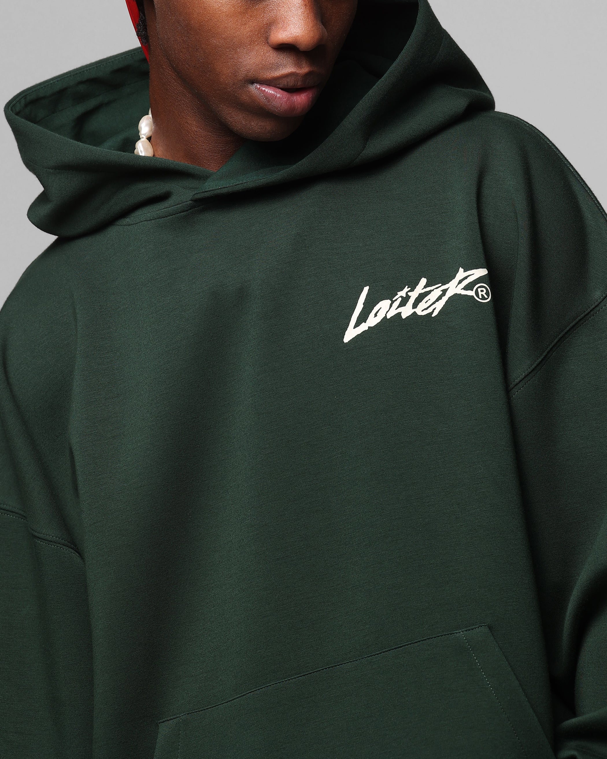 Loiter Chroma Premium Hoodie Dark Green - Image 7