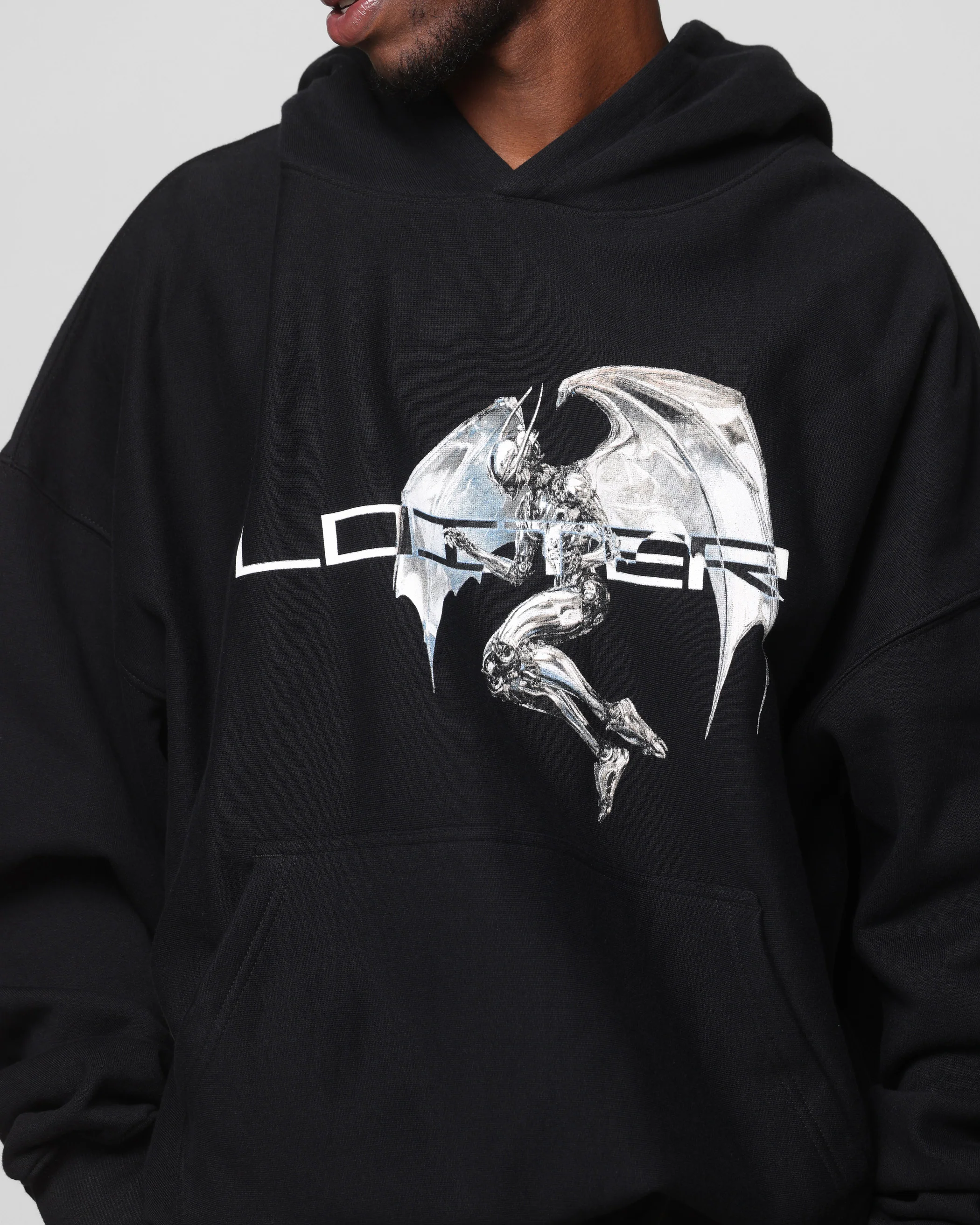 Loiter Chrome Deceiver Hoodie Black - Image 8