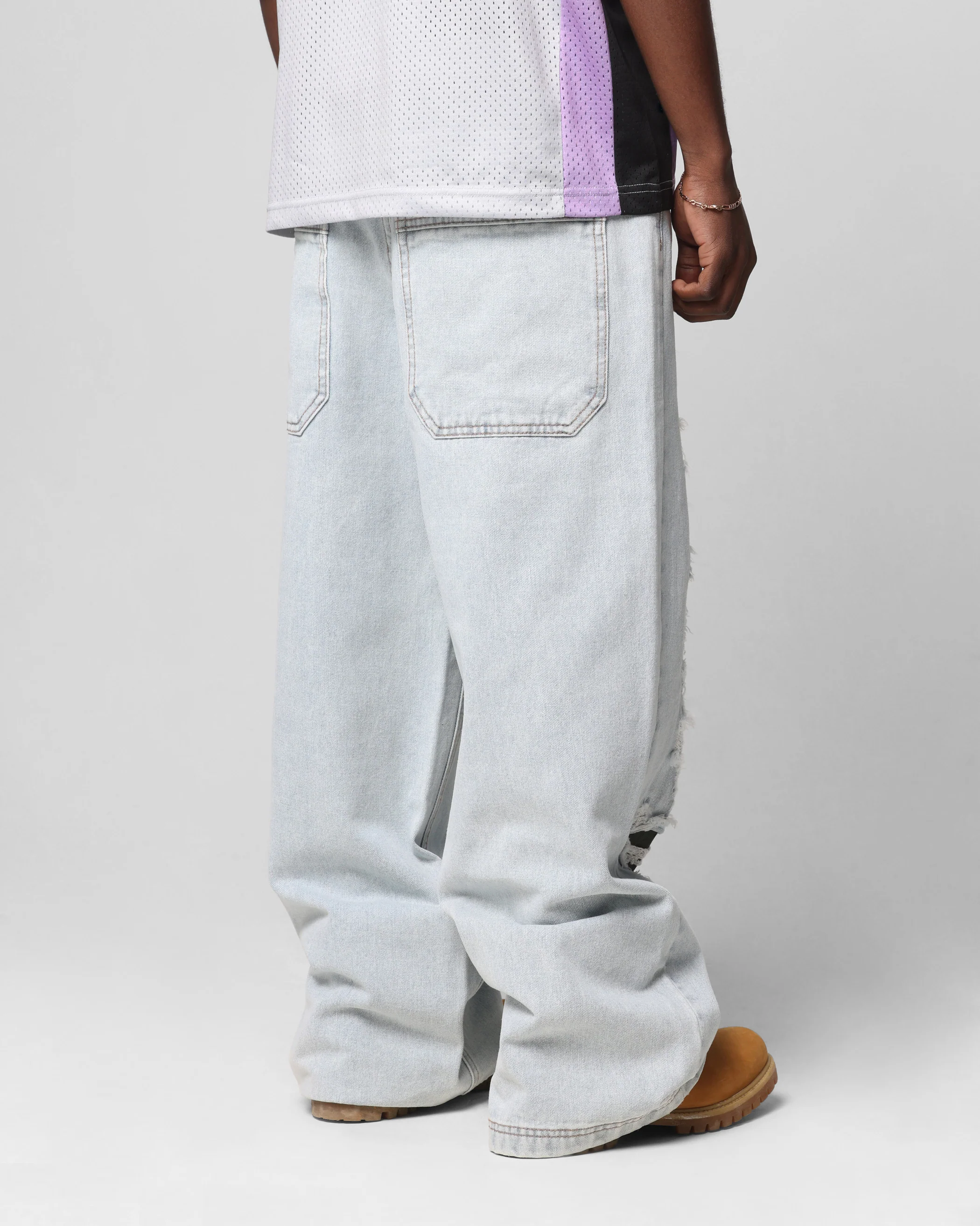 Loiter Collateral Distressed Jeans Denim Camo - Image 5