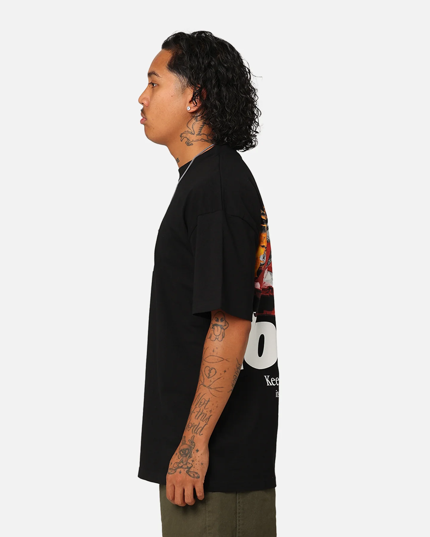 Loiter Collision T-Shirt Black - Image 7