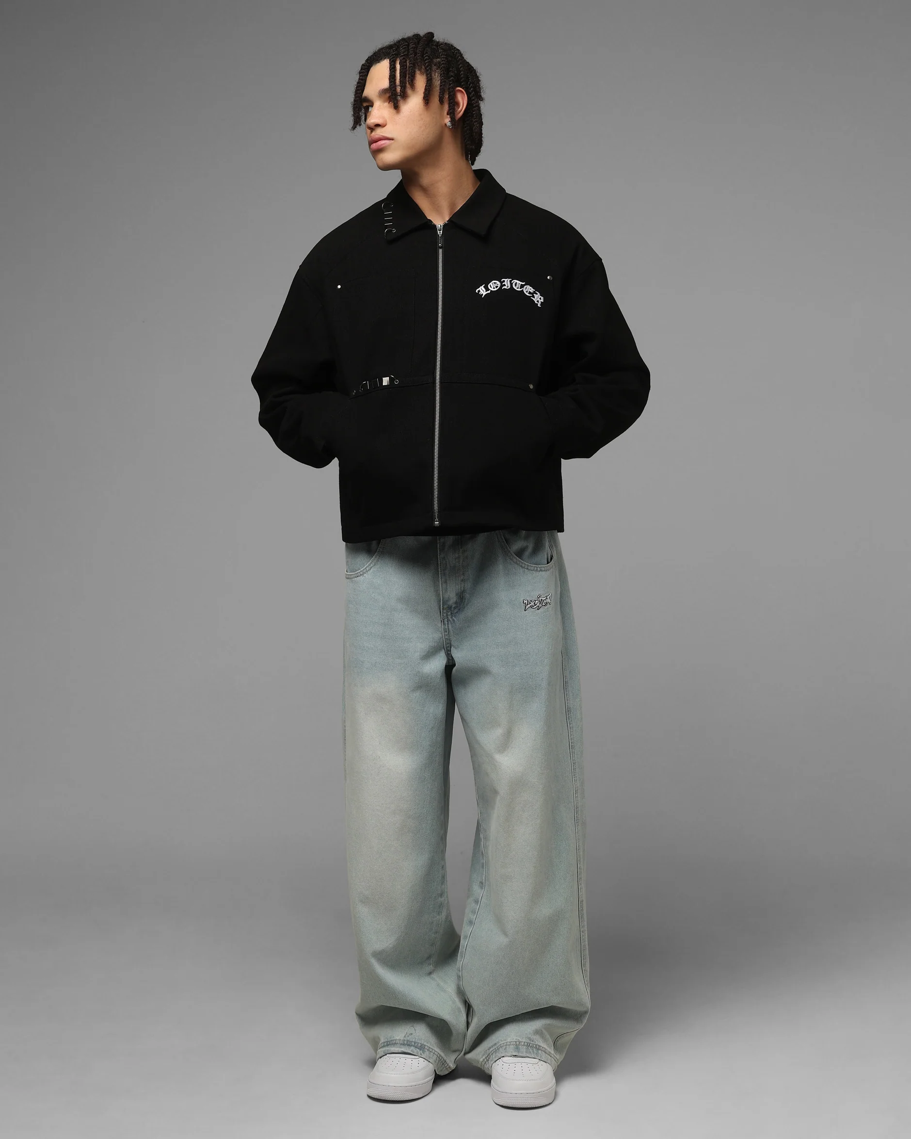 Loiter Compound Biker Jacket Black - Image 2