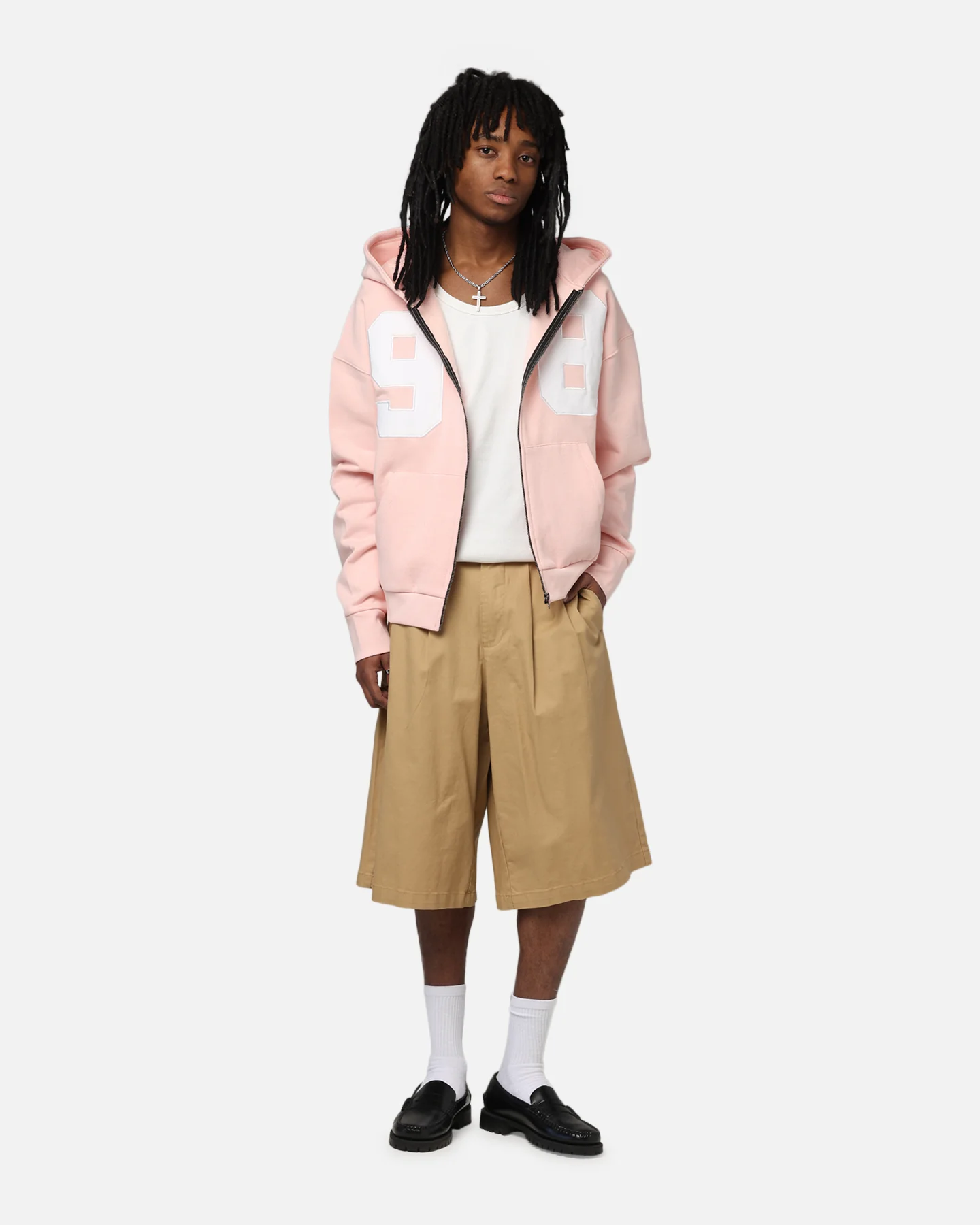 Loiter Cosmos Zip Hoodie Pink - Image 2