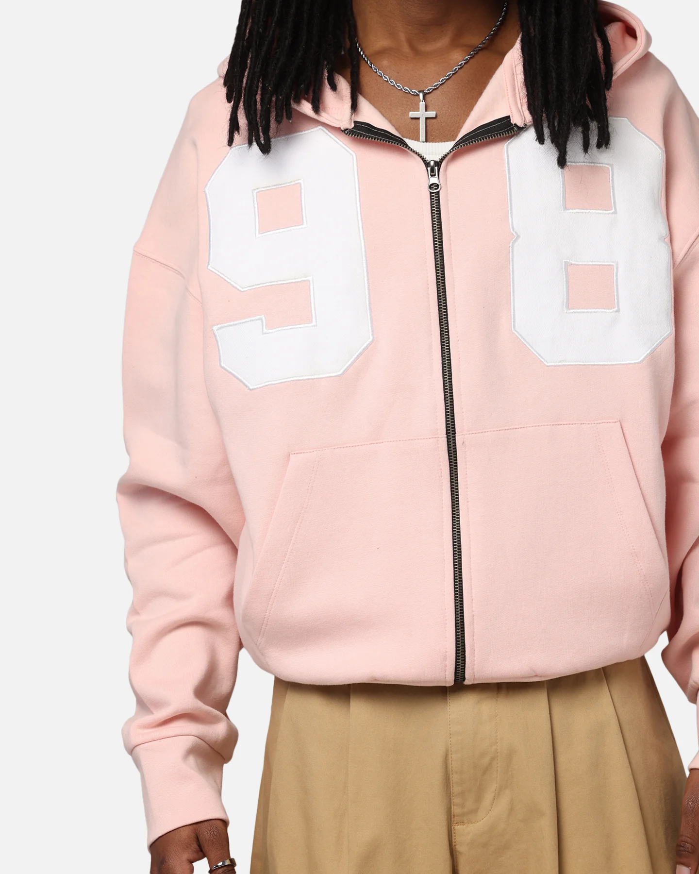 Loiter Cosmos Zip Hoodie Pink - Image 6