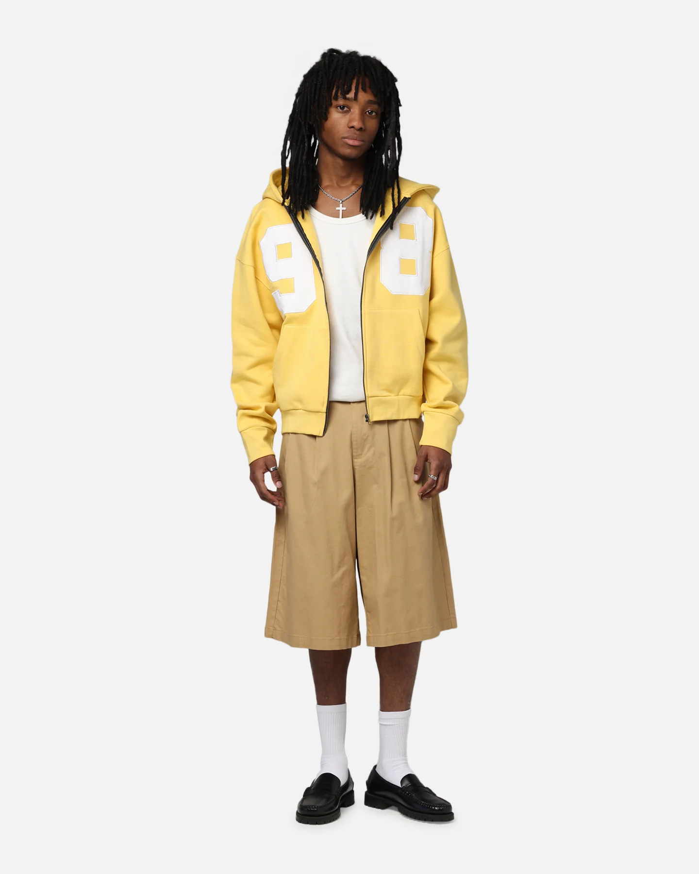 Loiter Cosmos Zip Hoodie Yellow - Image 2