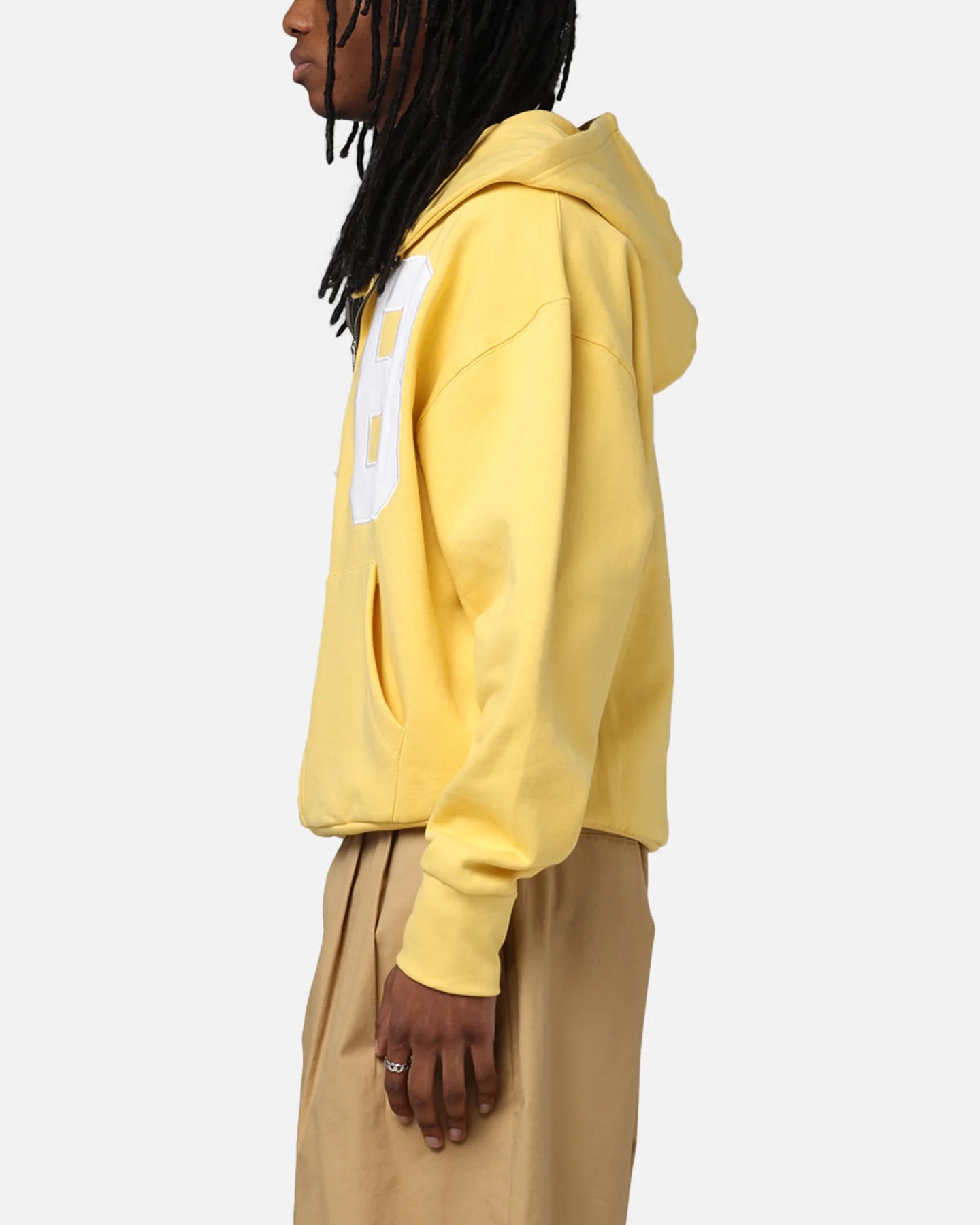 Loiter Cosmos Zip Hoodie Yellow - Image 5