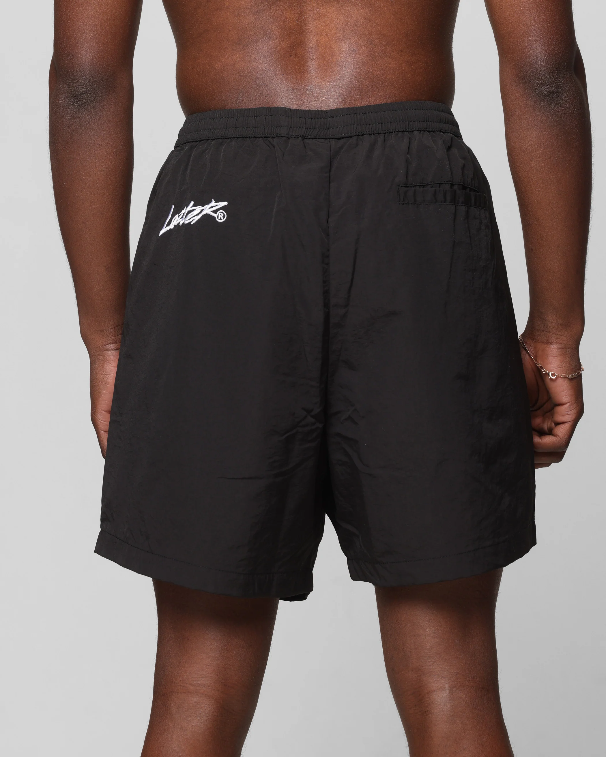 Loiter Cyber Beach Shorts Black - Image 8