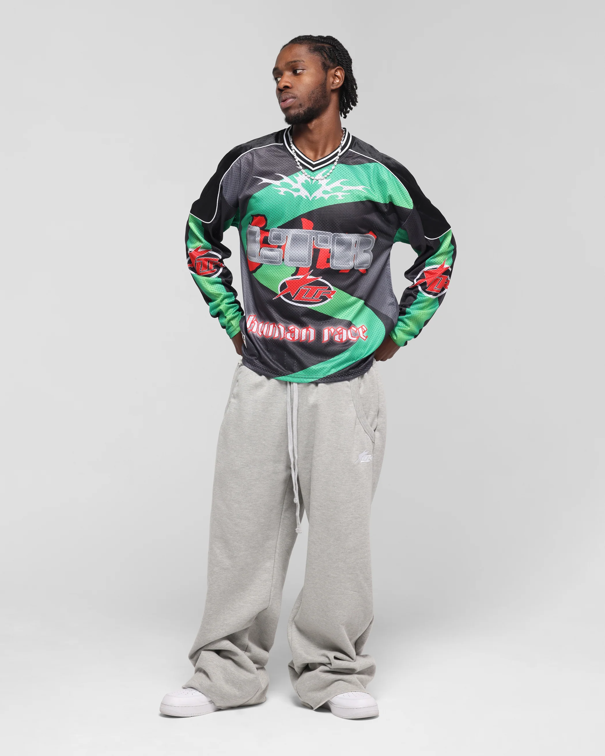 Loiter Cyber Hockey Jersey Black/Multi - Image 3