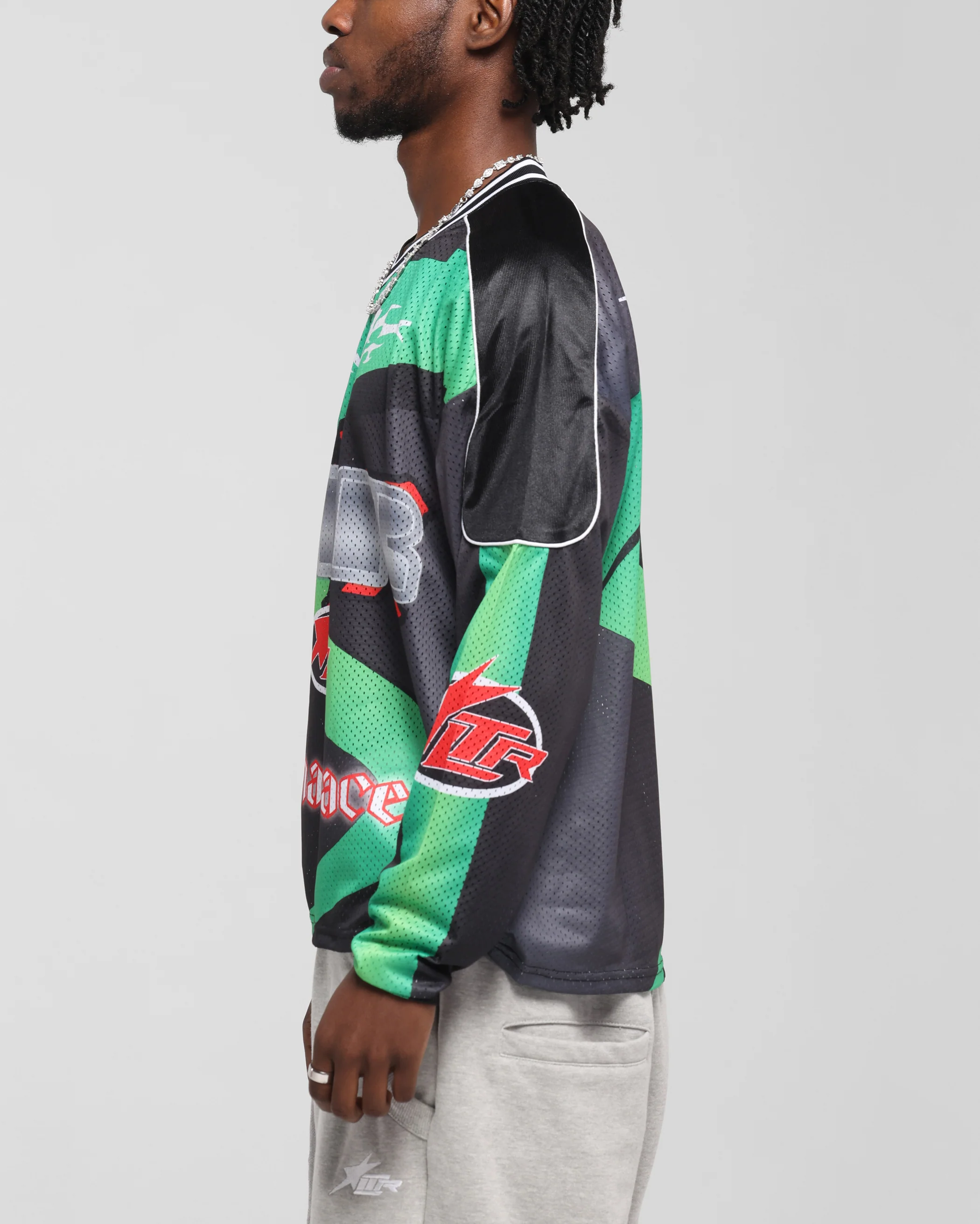 Loiter Cyber Hockey Jersey Black/Multi - Image 6
