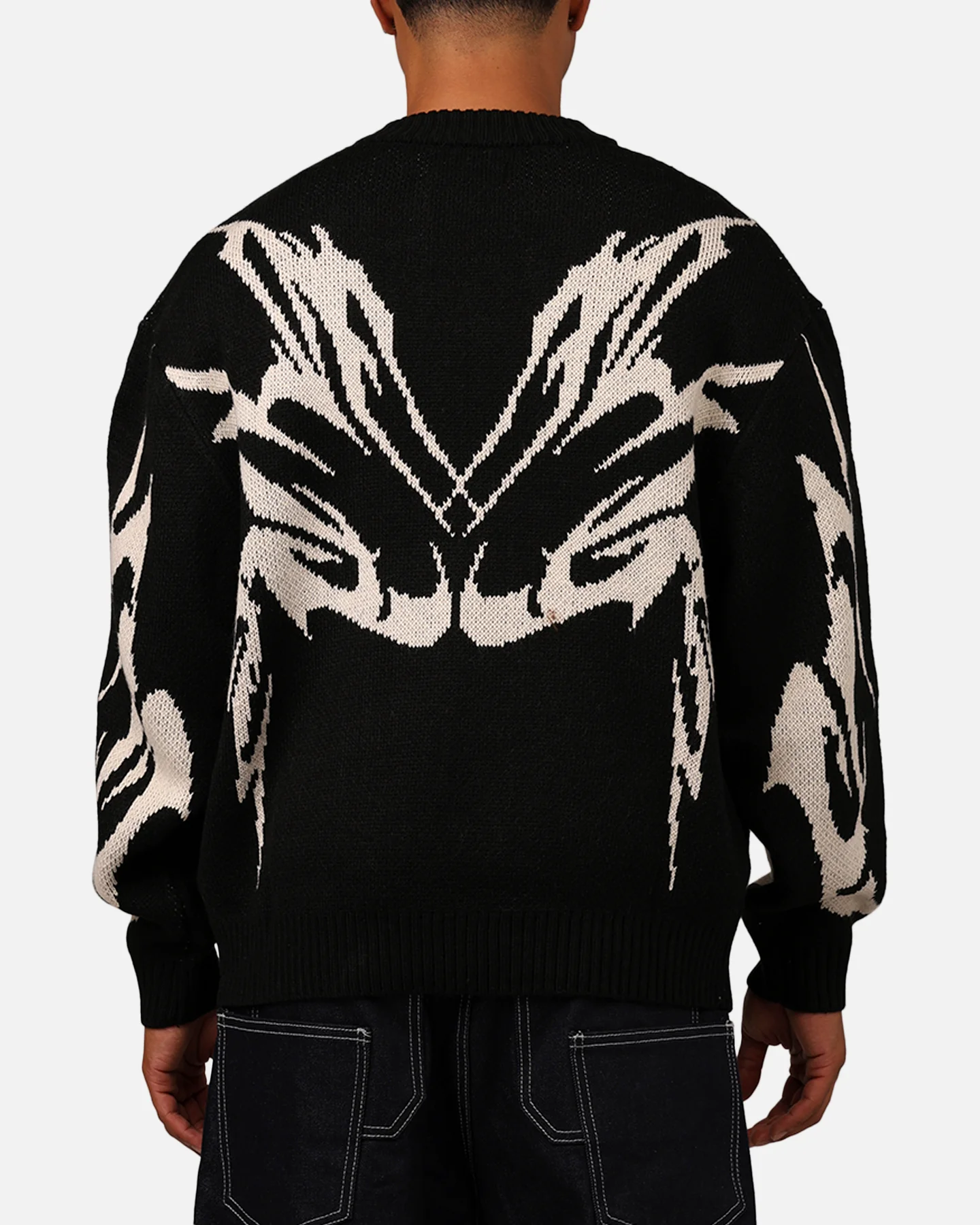 Loiter Cyber Knit Sweater Black - Image 2