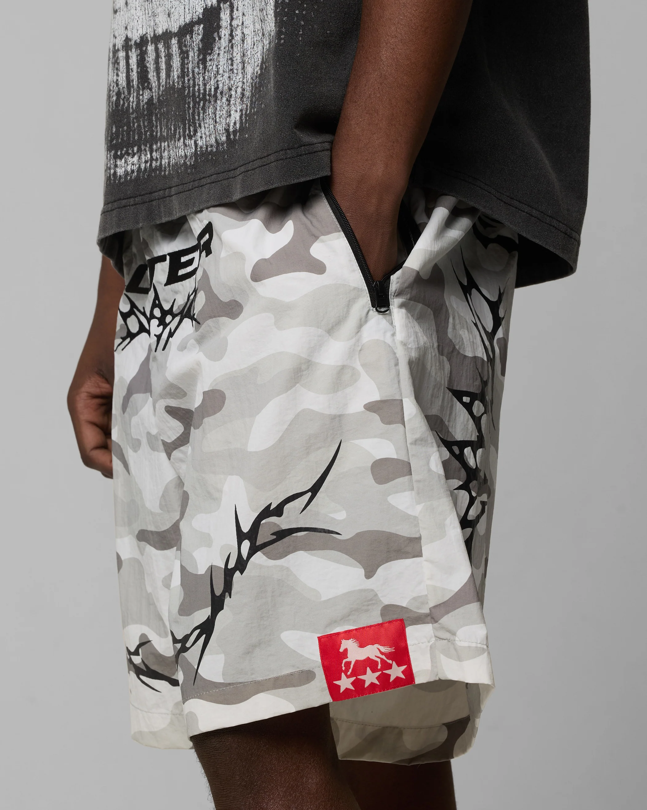 Loiter Cyber Walk Shorts Snow Camo - Image 3