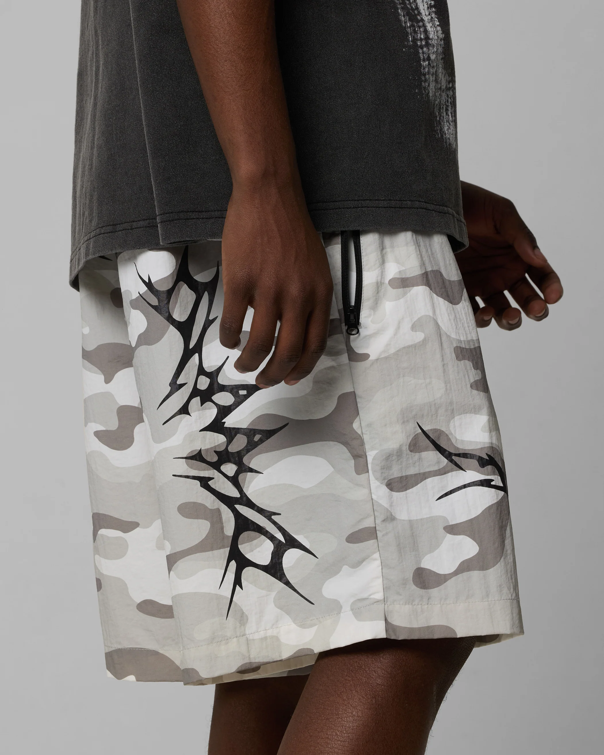 Loiter Cyber Walk Shorts Snow Camo - Image 4