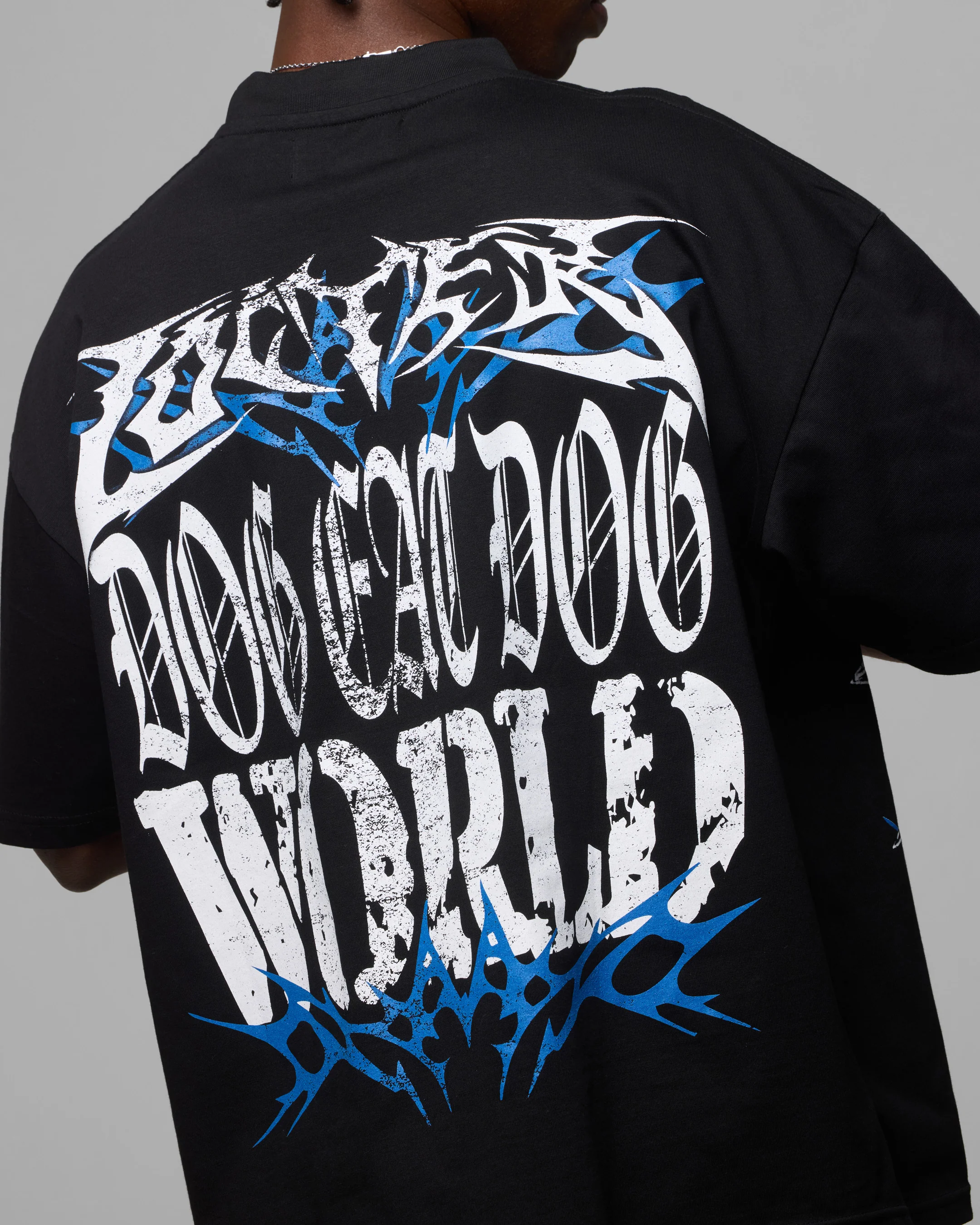 Loiter Dog Eat Dog Vintage T-Shirt Black - Image 7