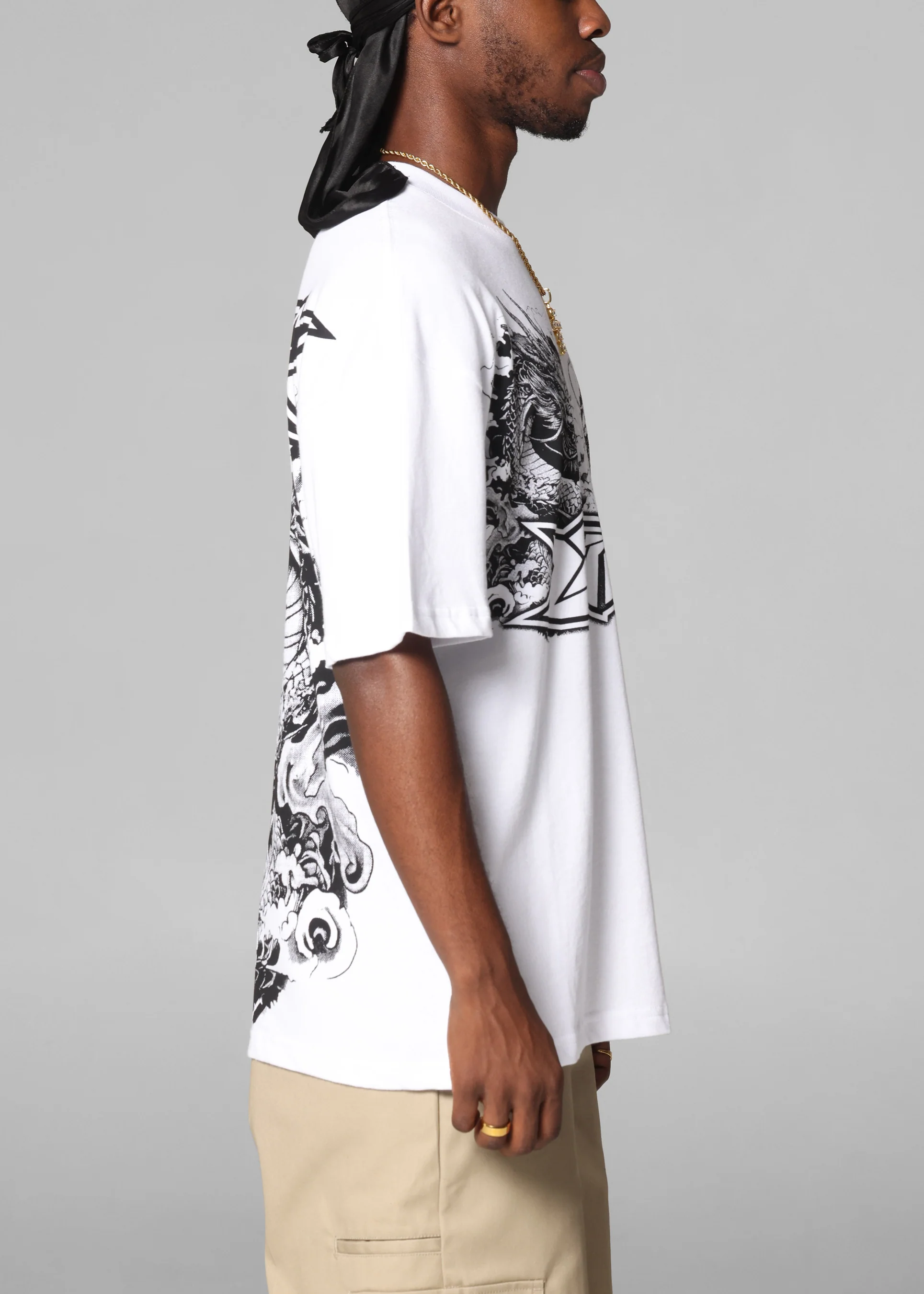 Loiter Draco Born T-Shirt White - Image 5