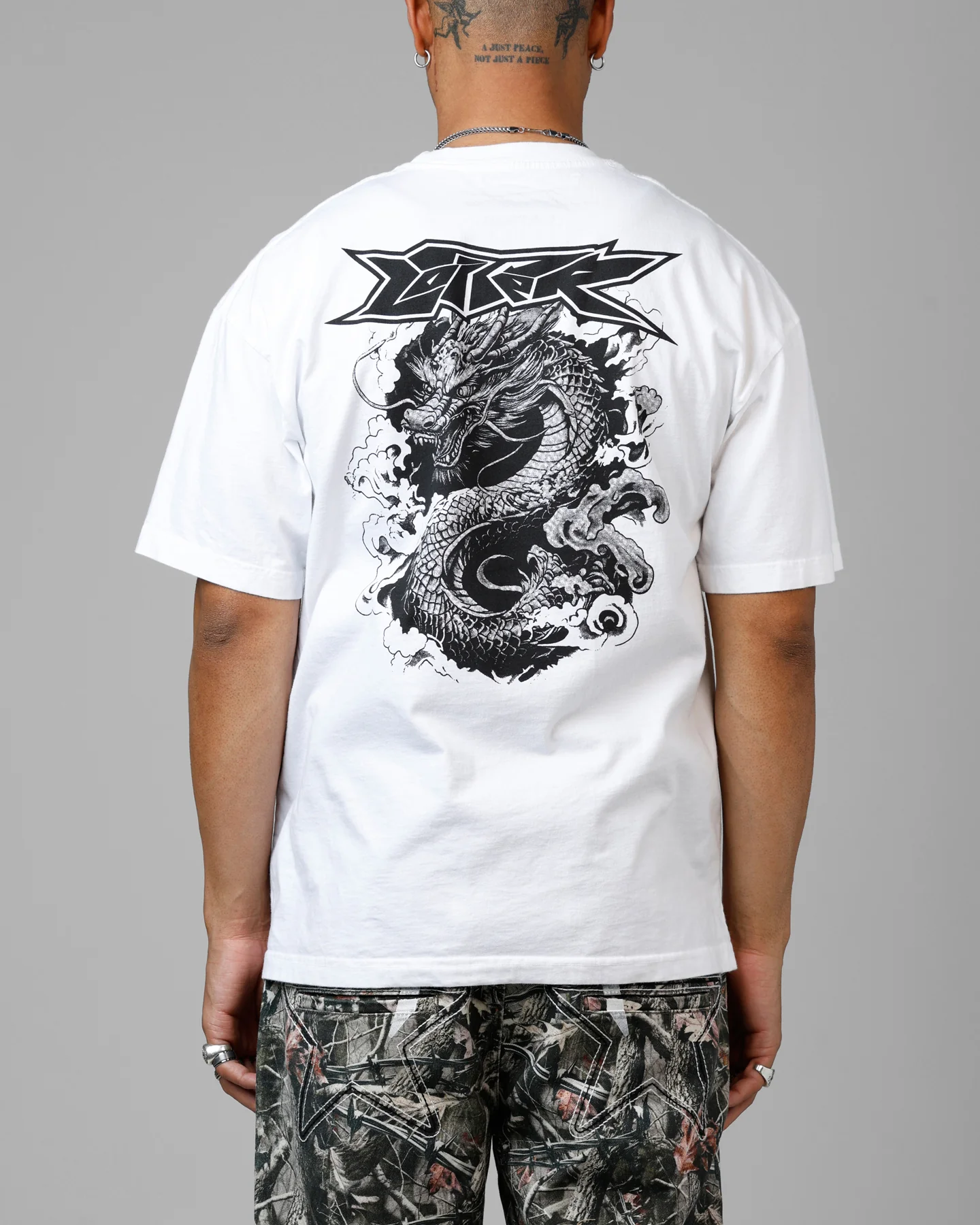 Loiter Draco Born Vintage T-Shirt White