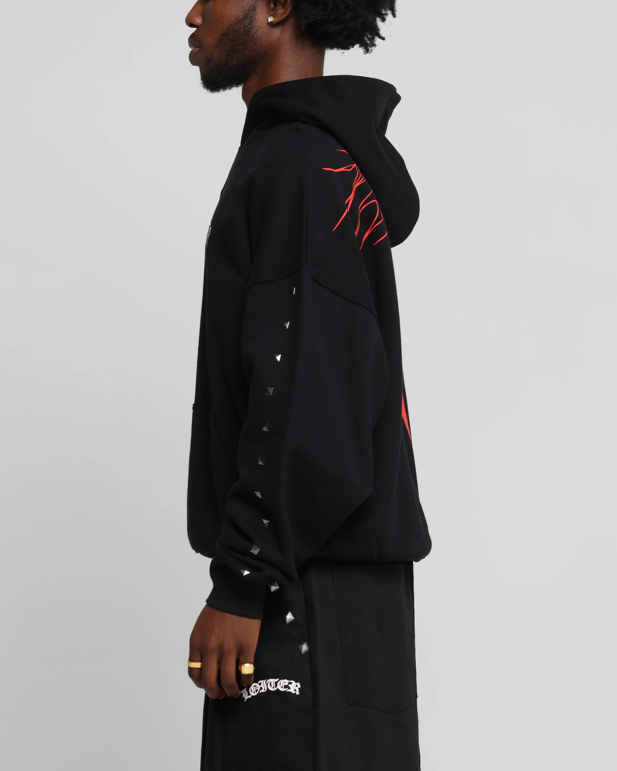 Loiter Draco Hoodie Black - Image 6
