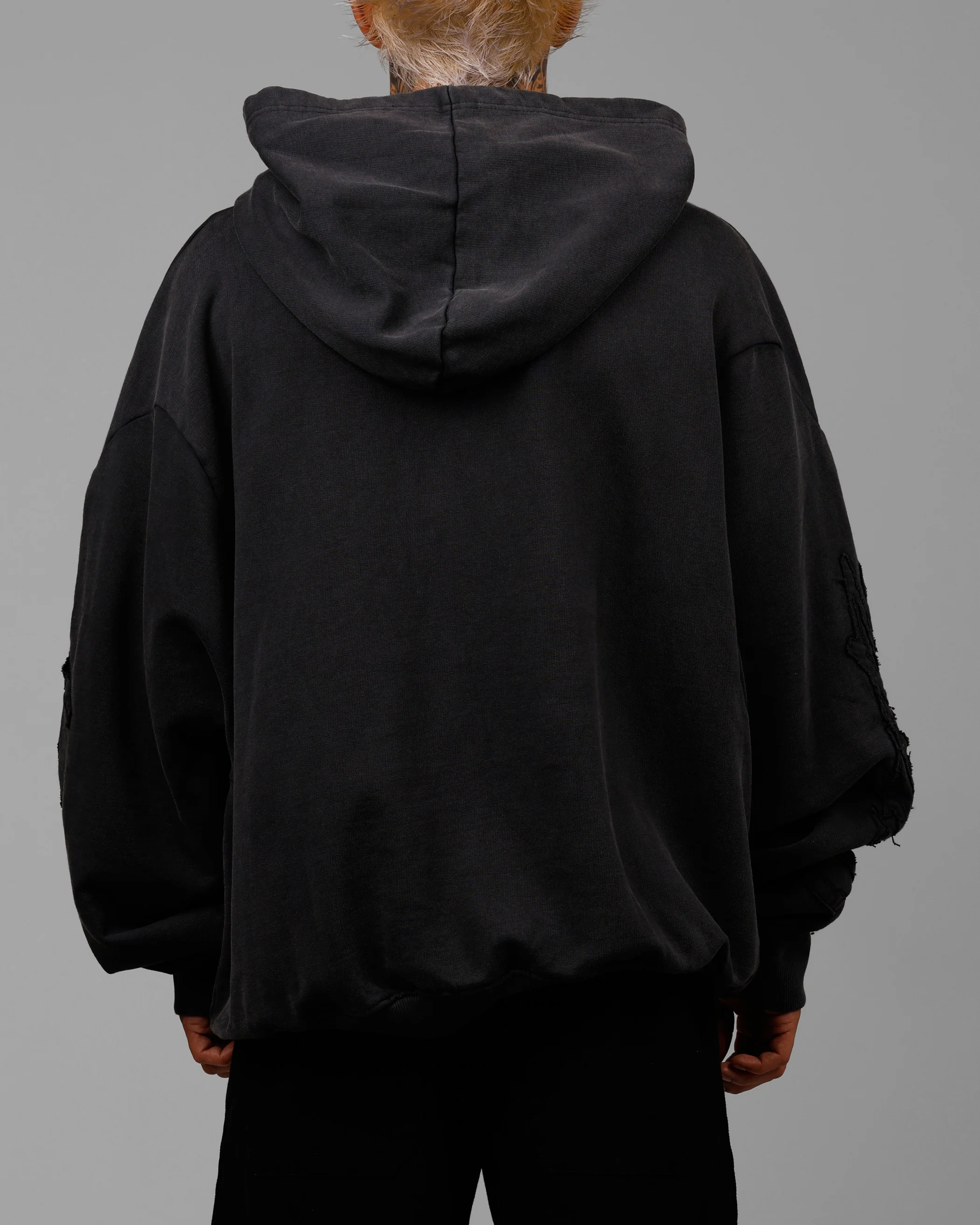 Loiter Dune Hoodie Washed Black - Image 2