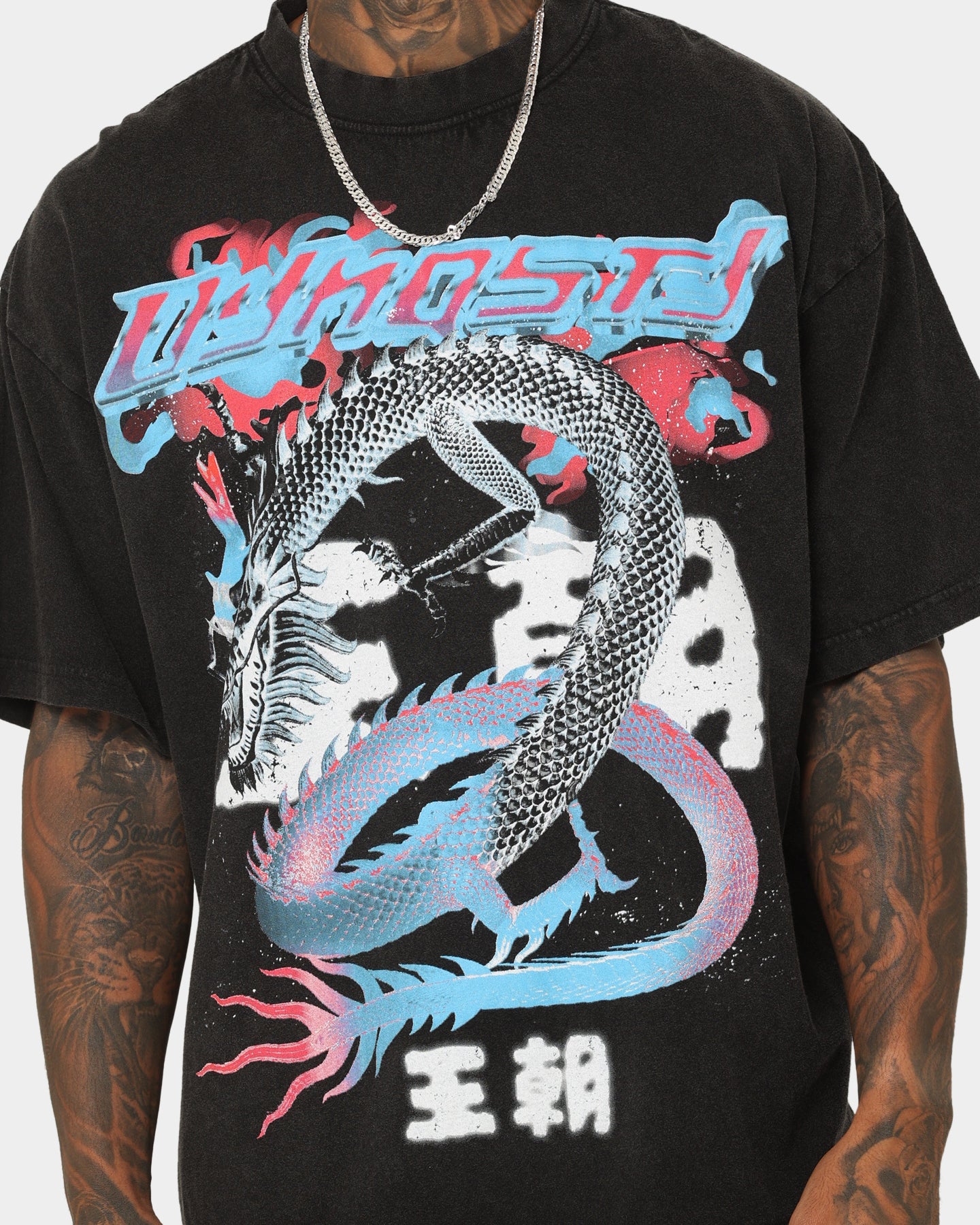 Loiter Dynasty Vintage T-Shirt Vintage Black - Image 3