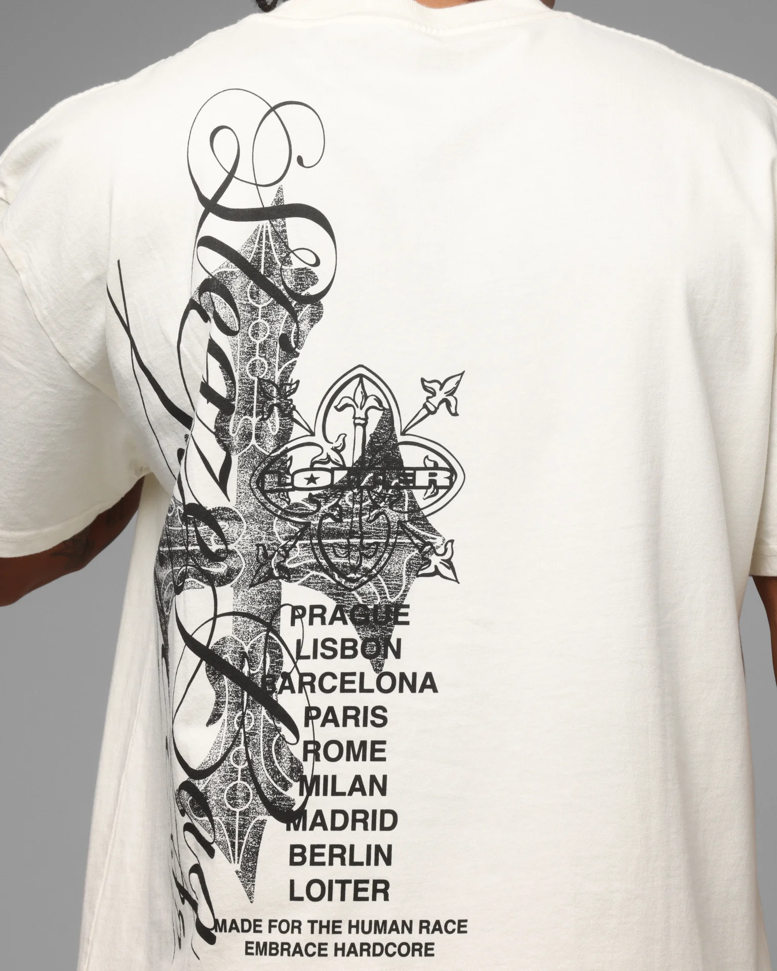 Loiter Eastern Bloc T-Shirt Off White - Image 7