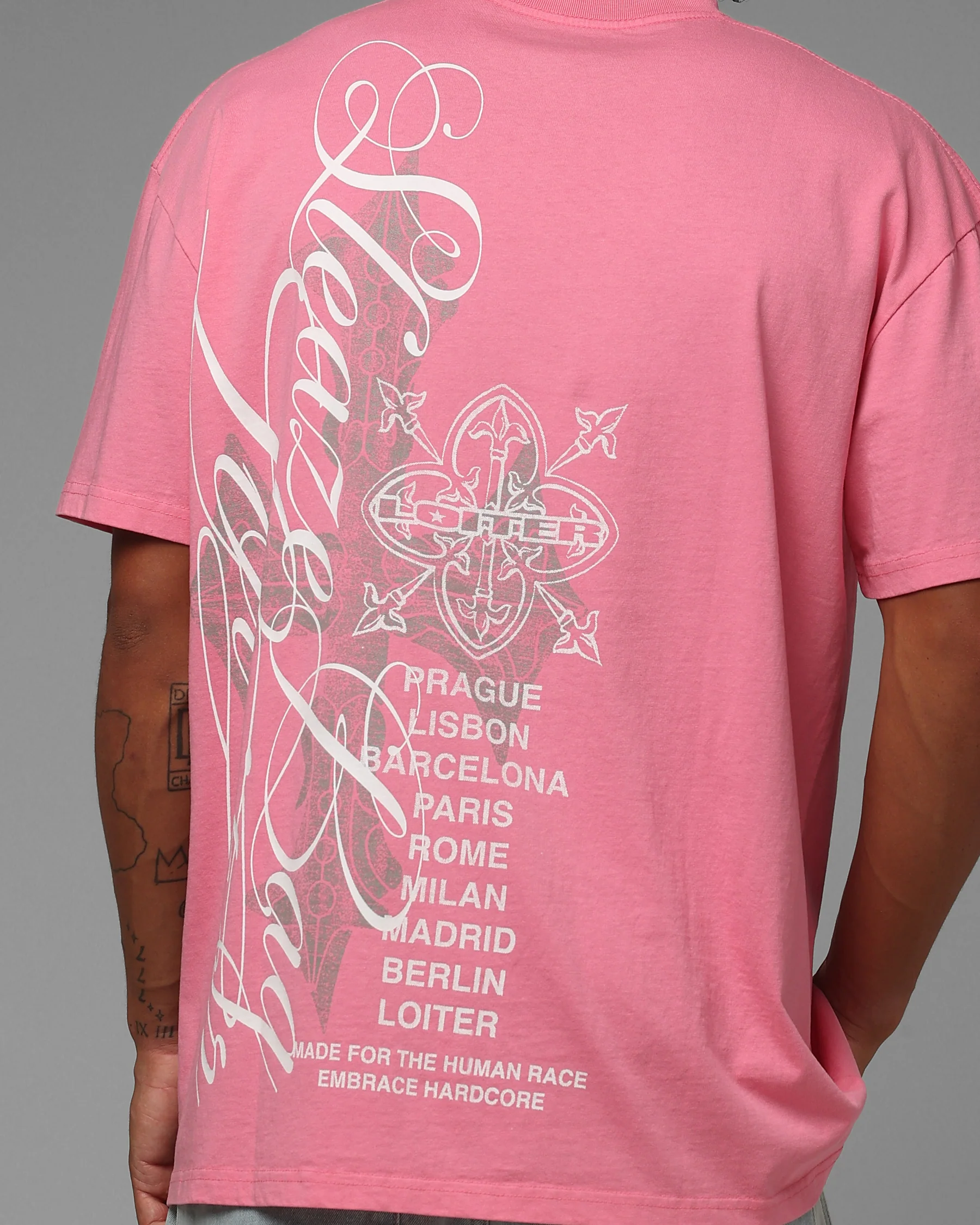 Loiter Eastern Bloc T-Shirt Pink - Image 7