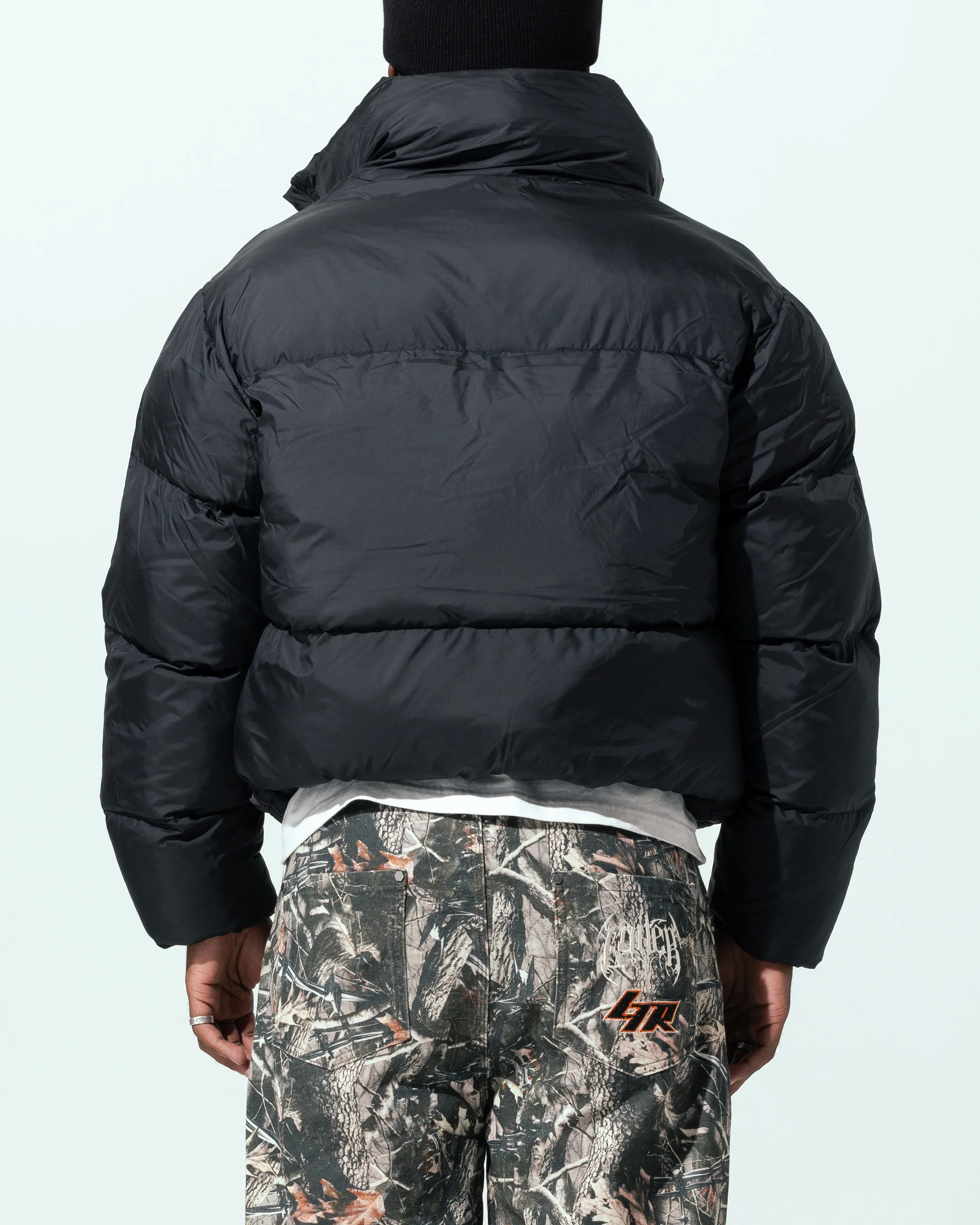 Loiter Eden Puffer Jacket Black - Image 2