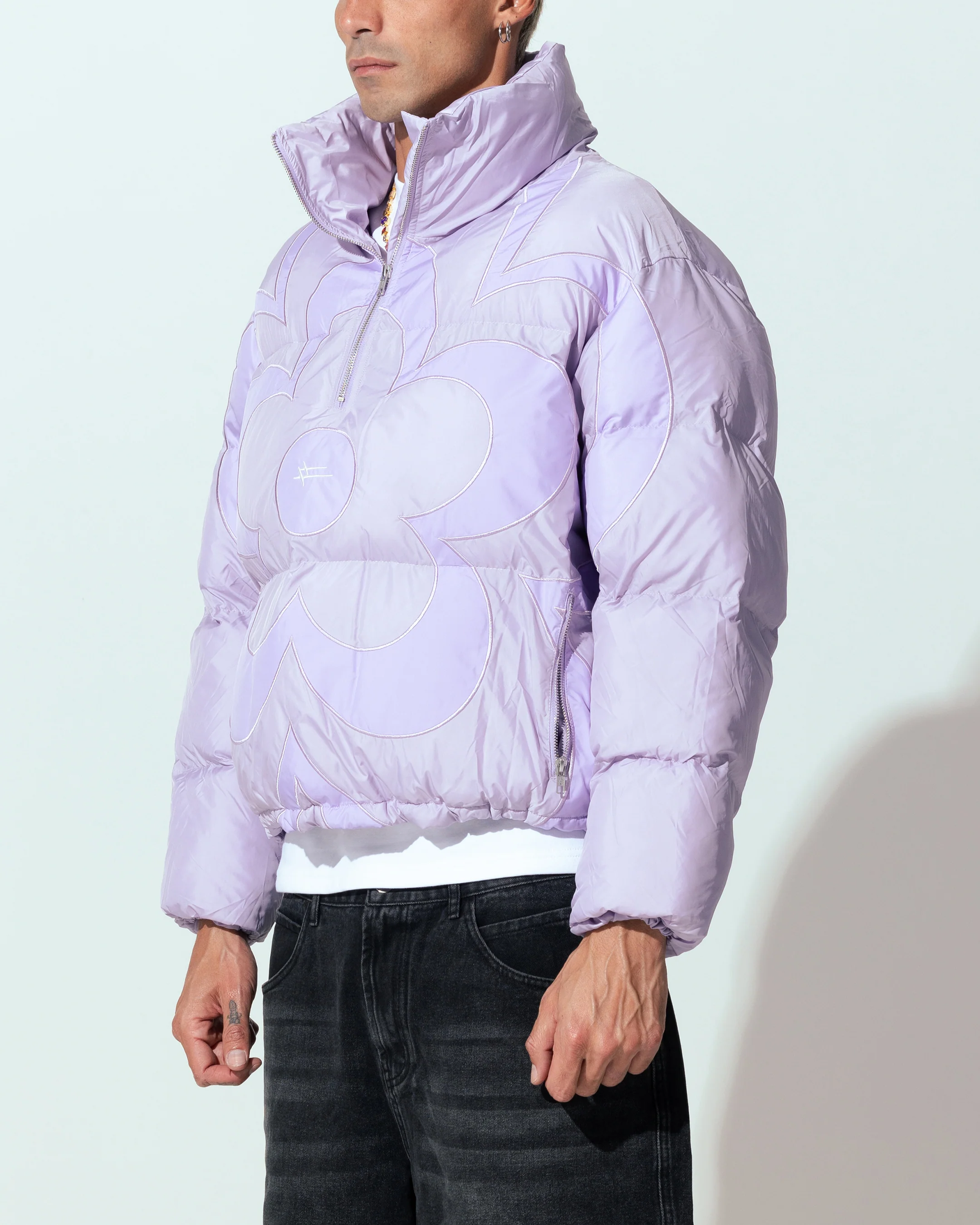 Loiter Eden Puffer Jacket Purple - Image 6