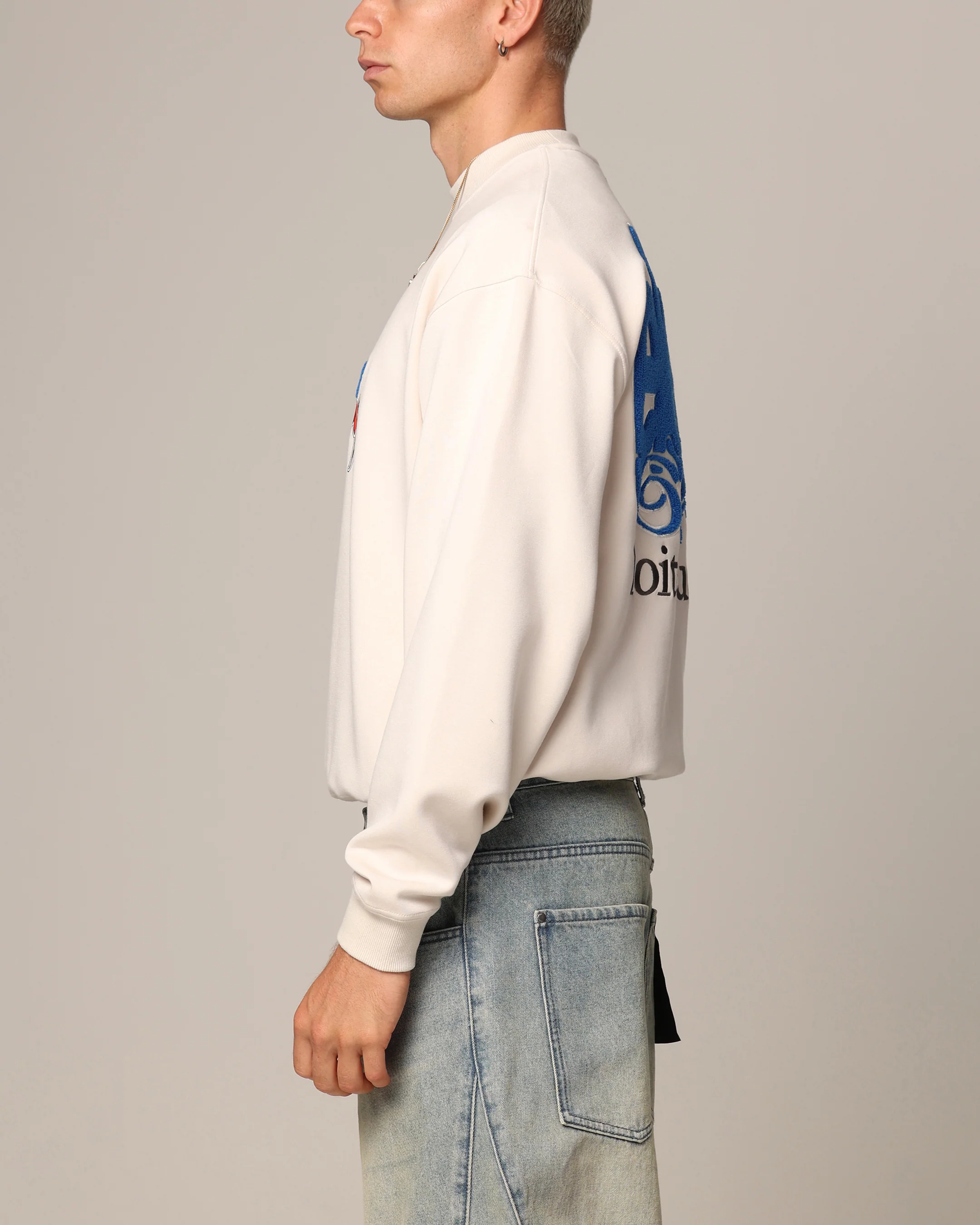 Loiter Elevate Crewneck Off White - Image 6