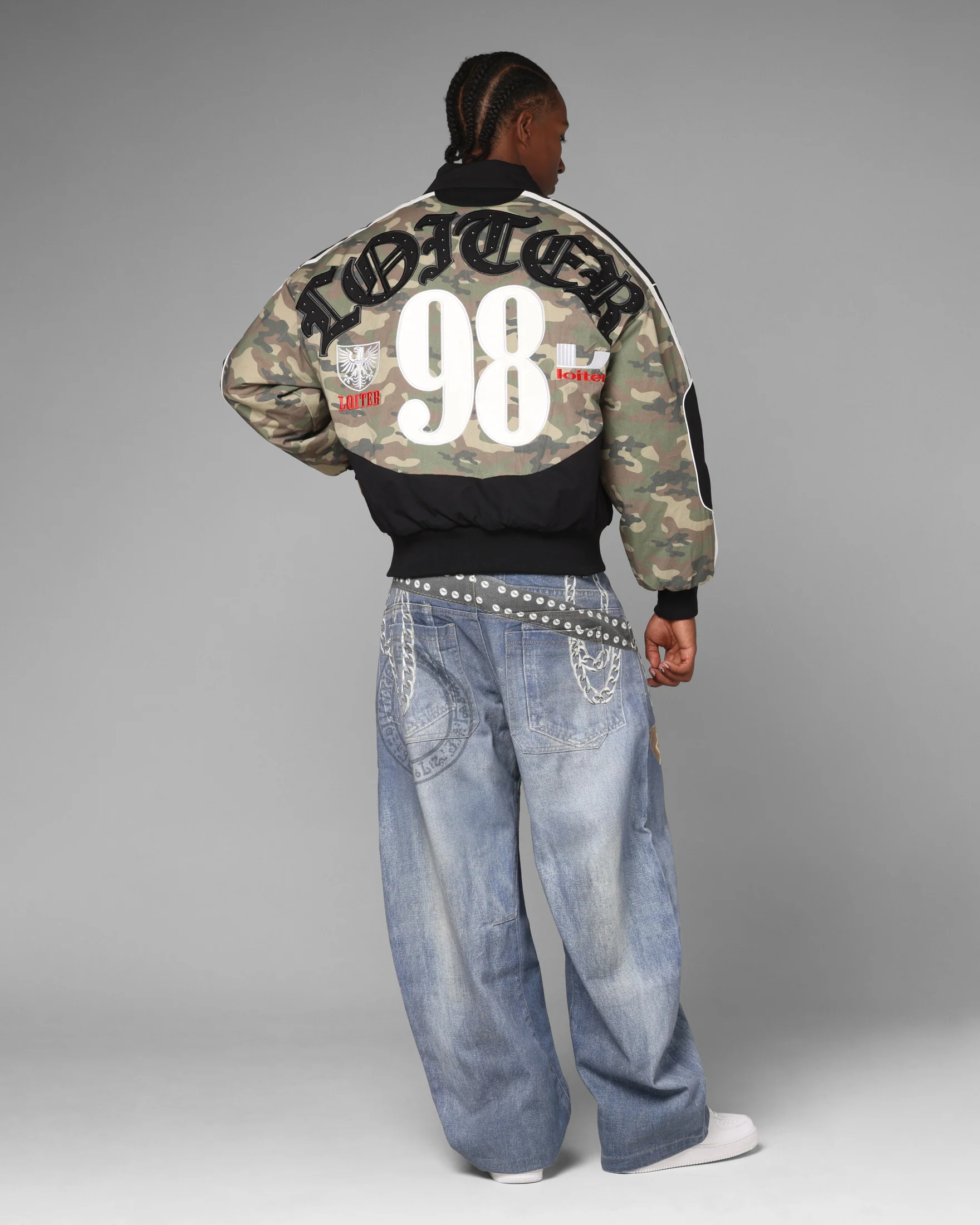 Loiter Enroute Racing Jacket Camo/Black - Image 4