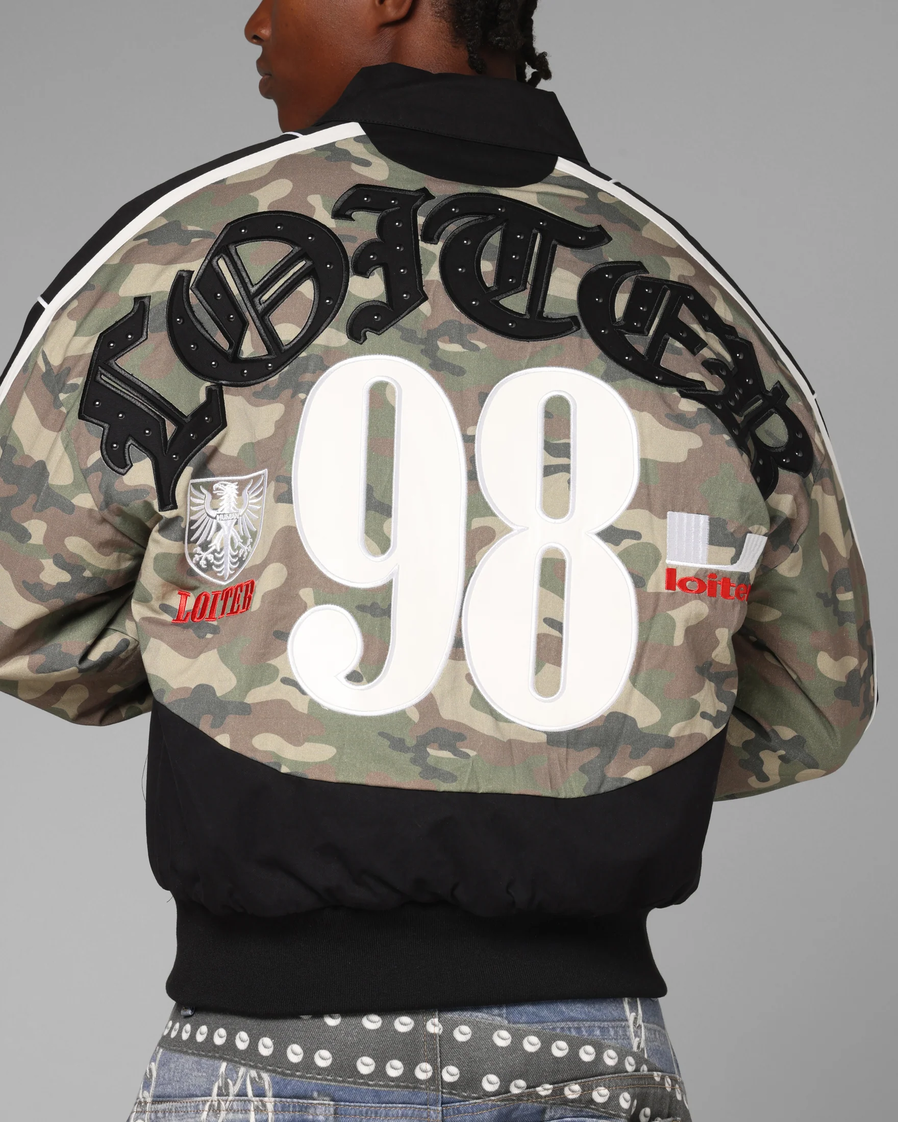 Loiter Enroute Racing Jacket Camo/Black - Image 8
