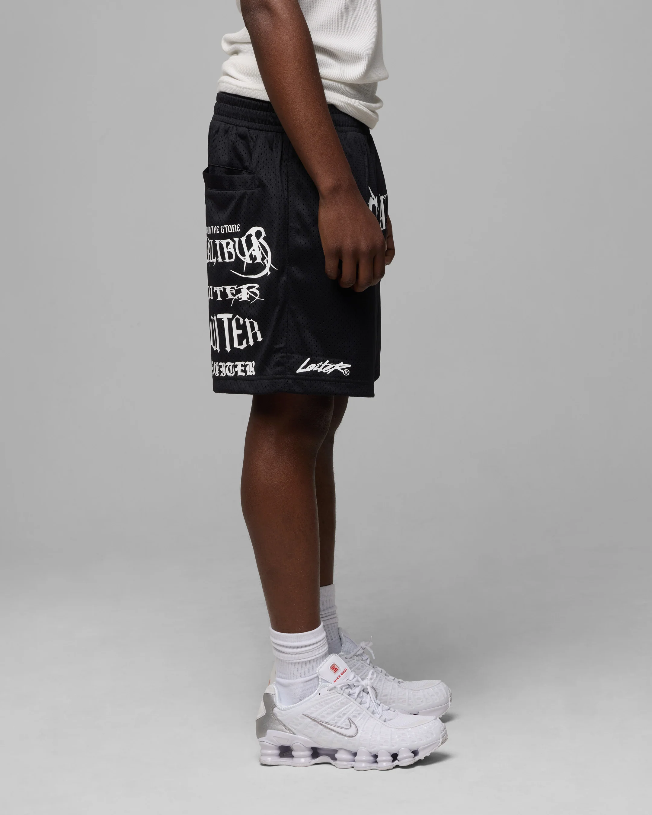 Loiter Excalibur Mesh Shorts Black - Image 5