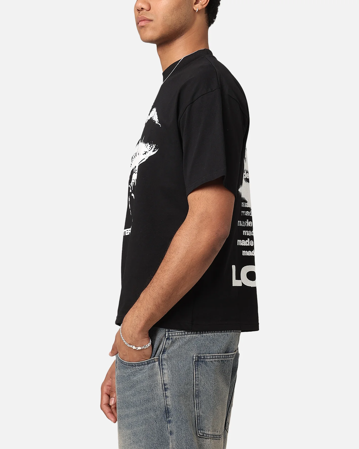 Loiter Eyes Can't Lie T-Shirt Black - Image 6