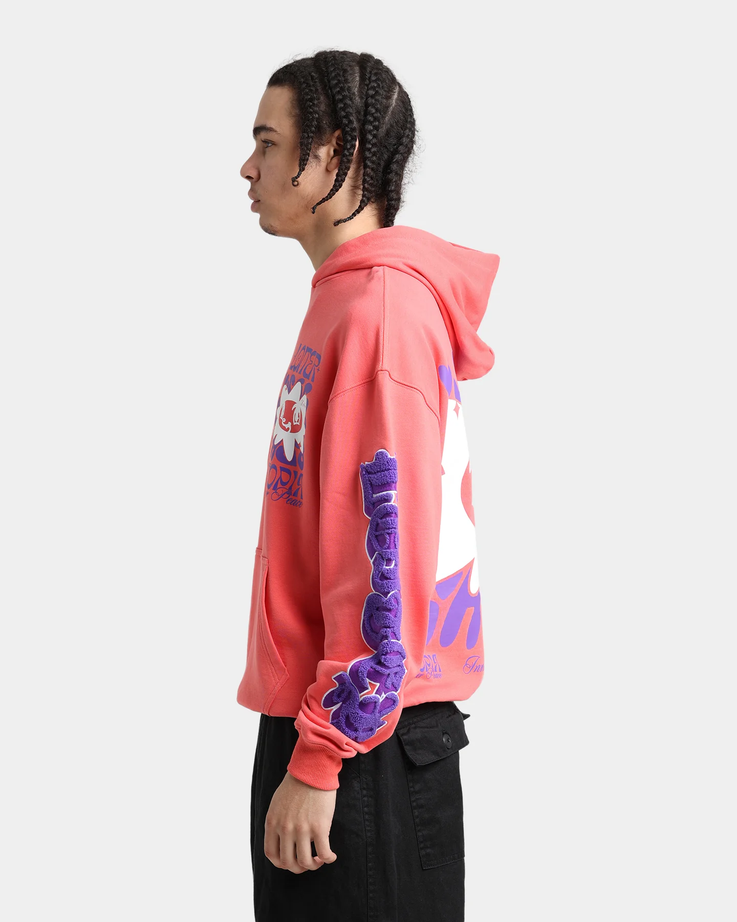 Loiter Fleur Hoodie Pink - Image 7