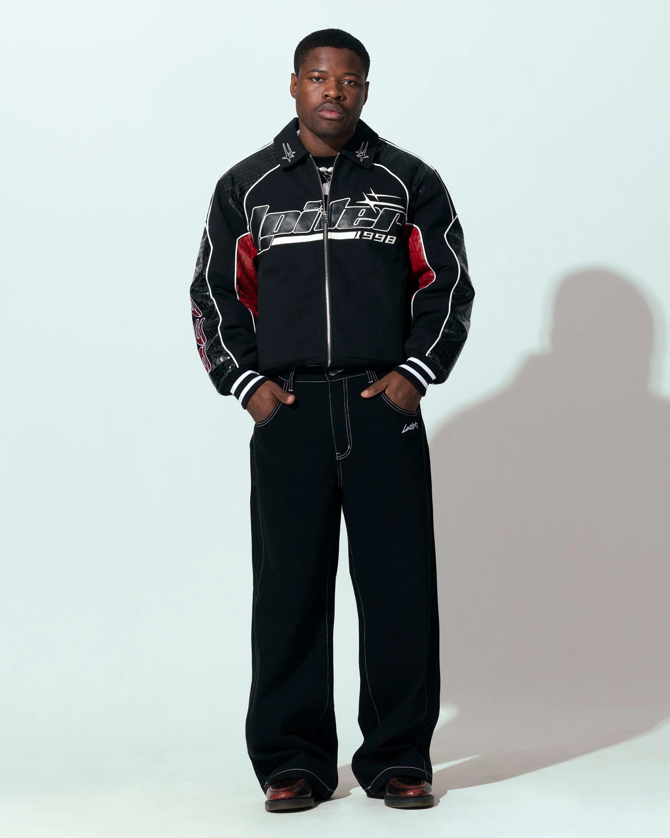 Loiter Formula Jacket Black/Red - Image 3