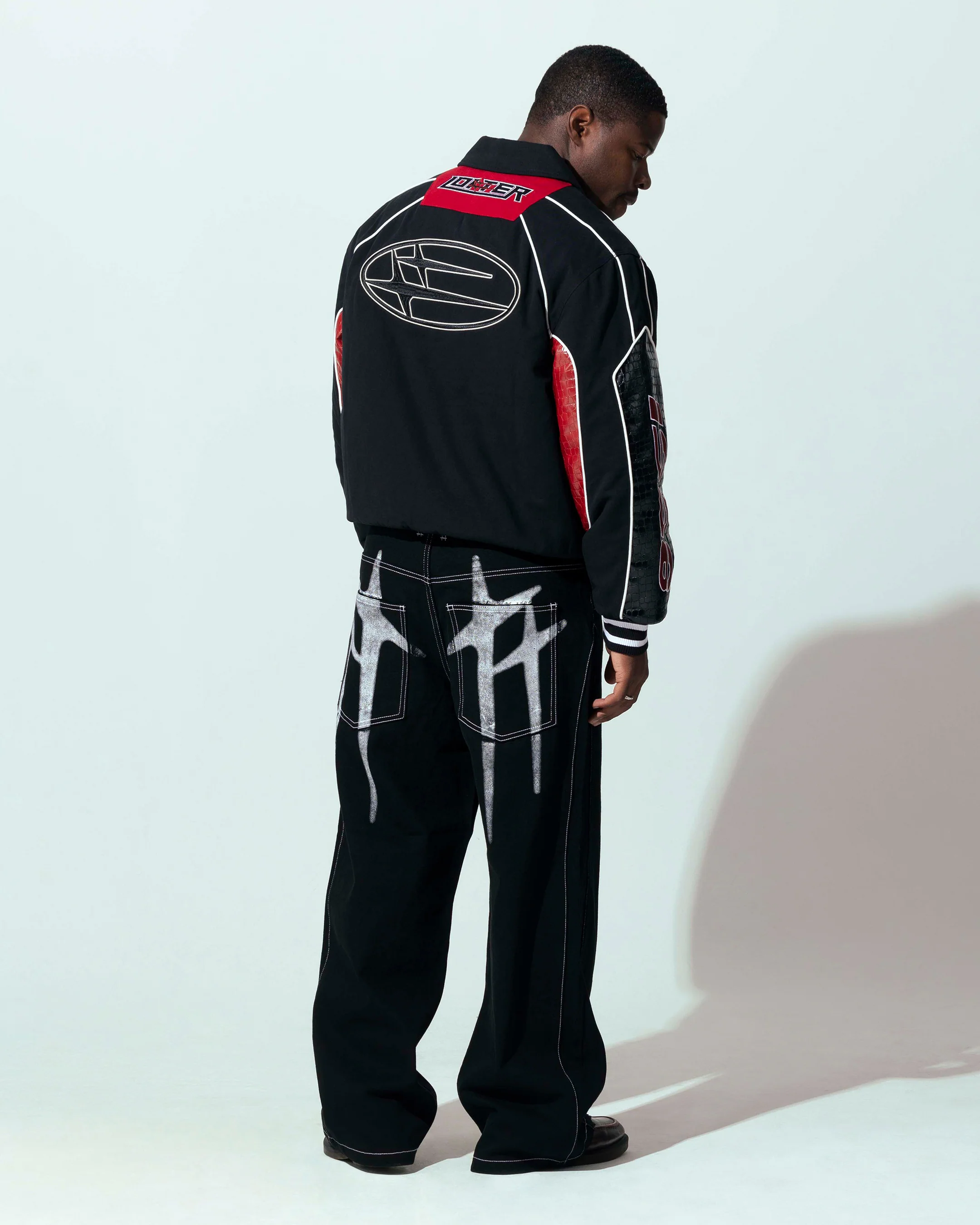 Loiter Formula Jacket Black/Red - Image 4