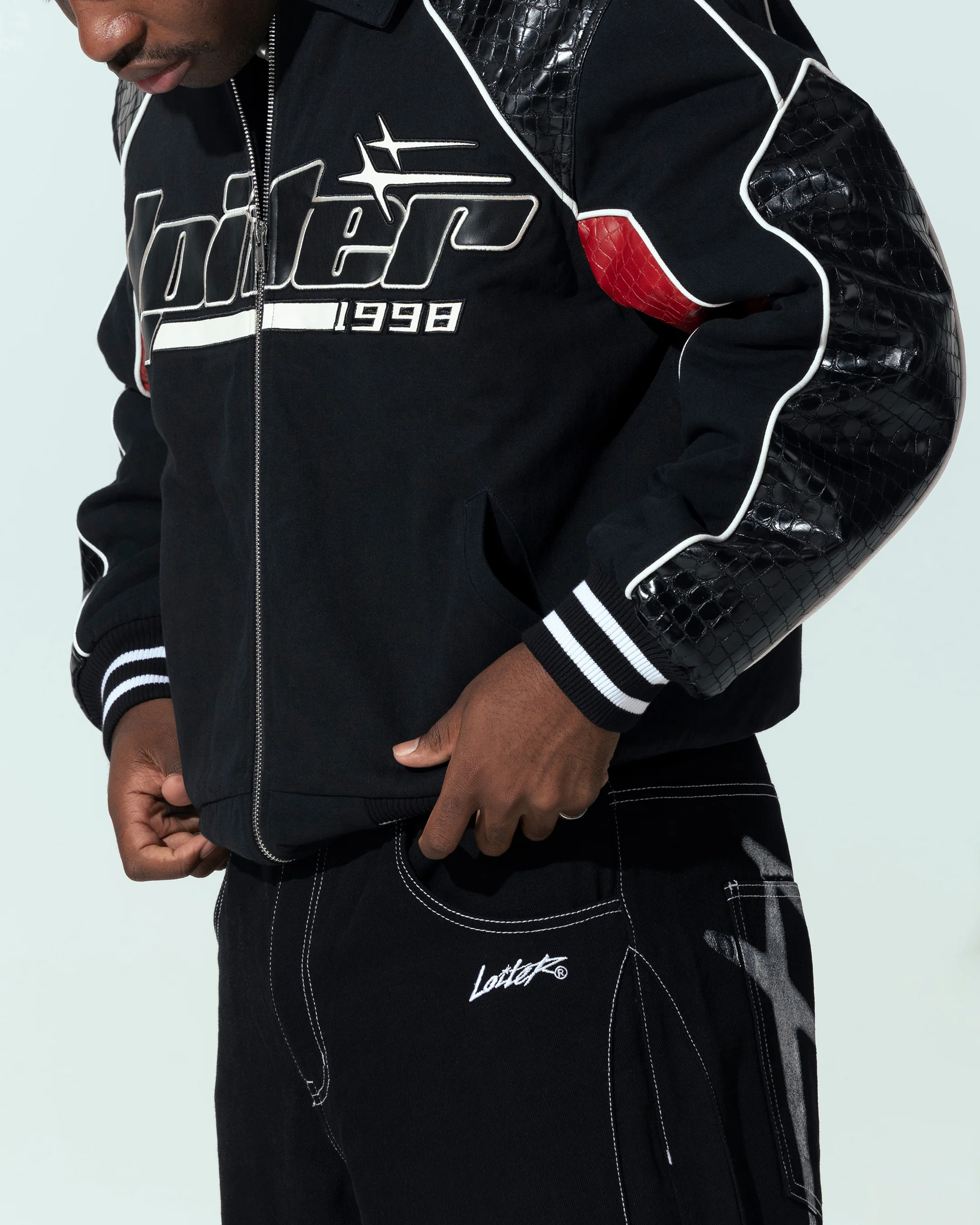 Loiter Formula Jacket Black/Red - Image 8