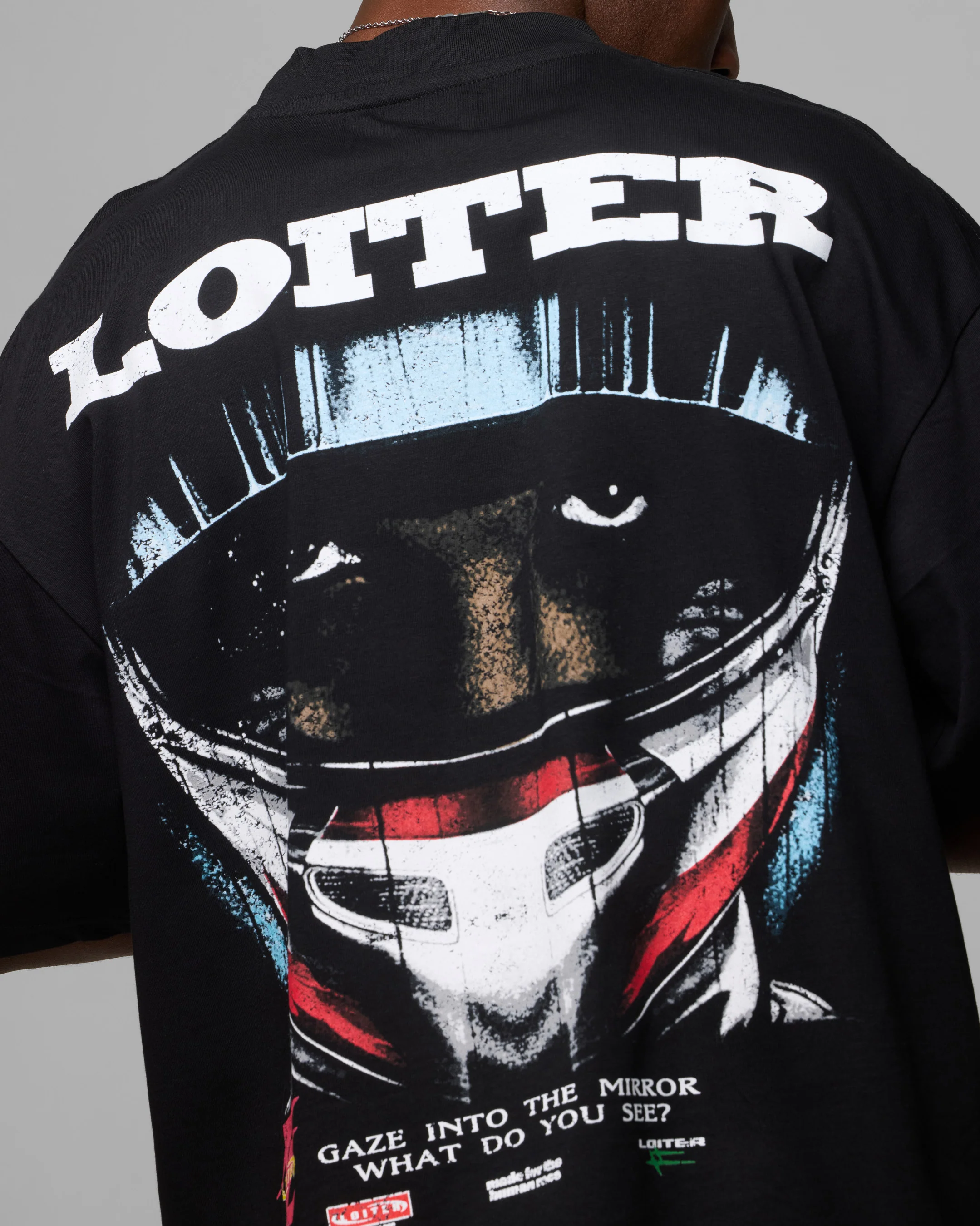 Loiter Formula Vintage T-Shirt Black - Image 7