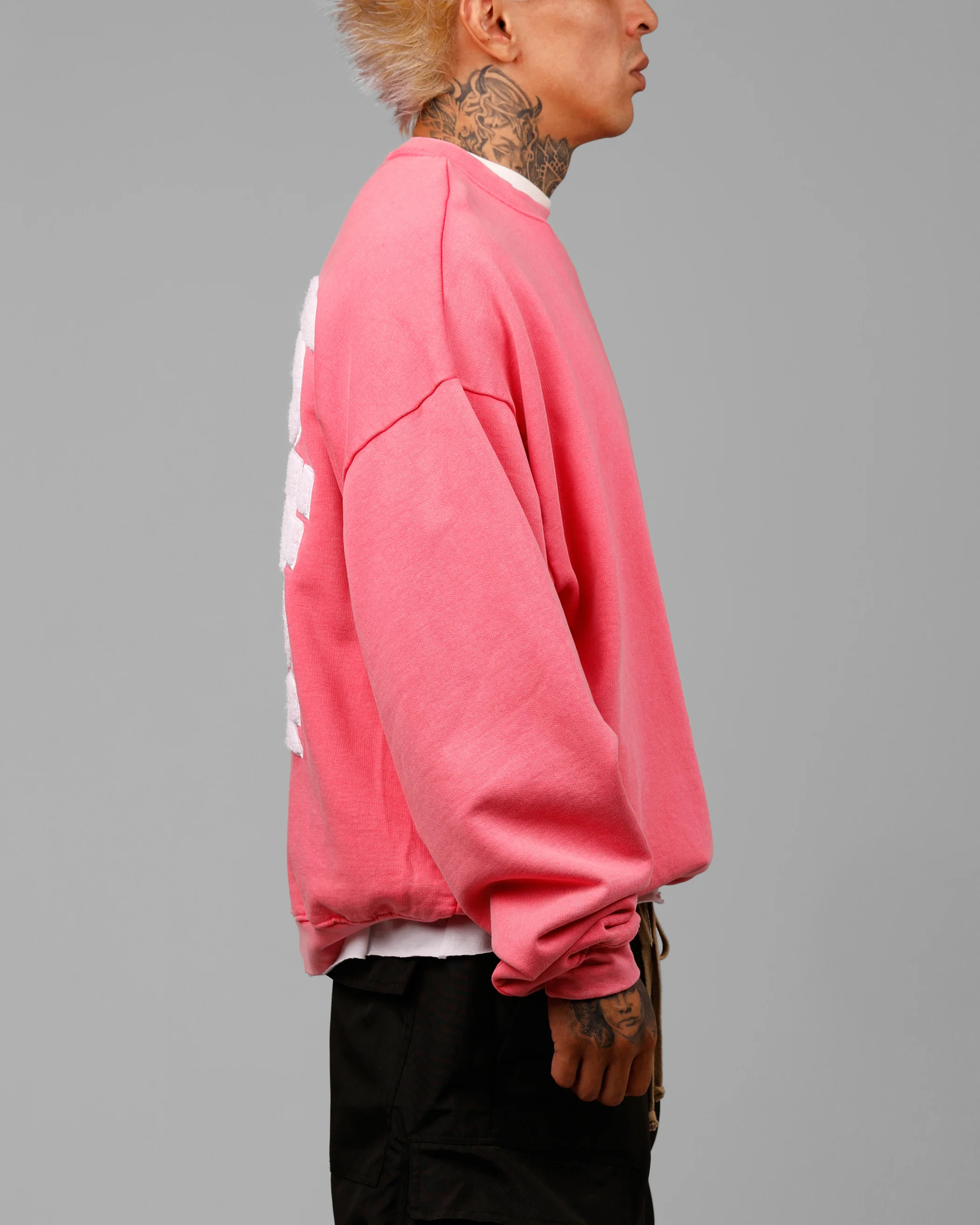 Loiter Freeway Crewneck Pink - Image 4