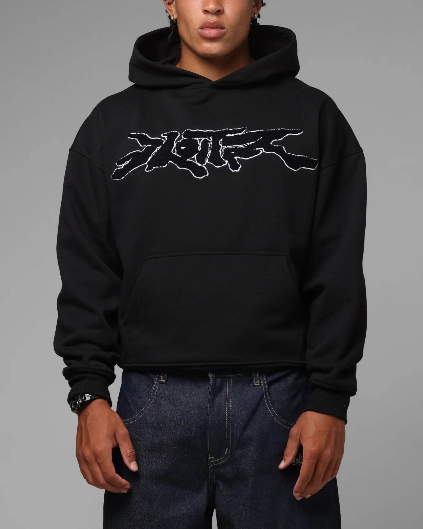 Loiter Global Hoodie Black