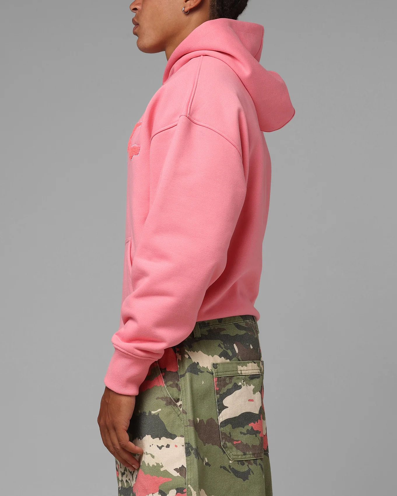 Loiter Global Hoodie Pink - Image 5