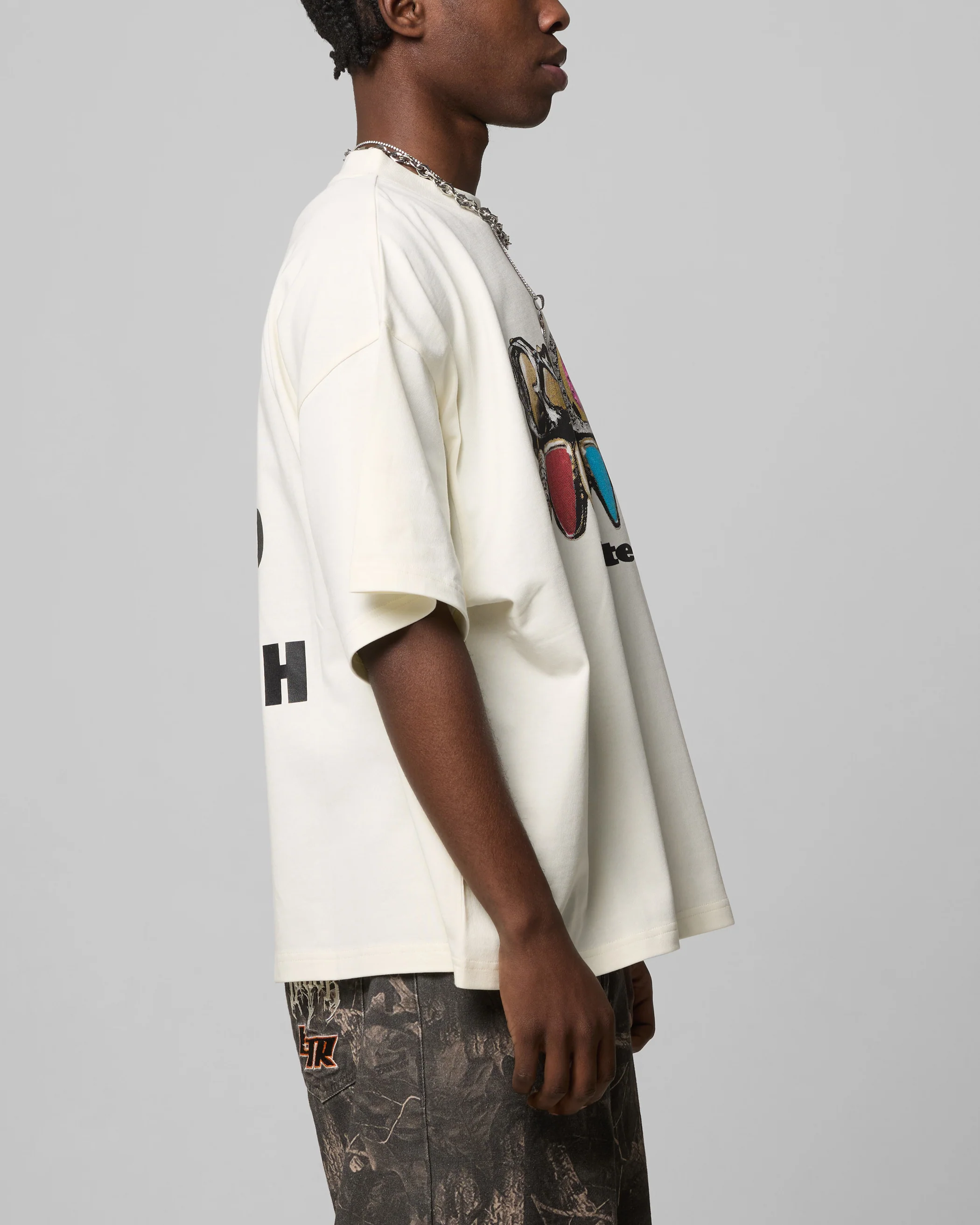 Loiter Grill Set T-Shirt Off White - Image 5