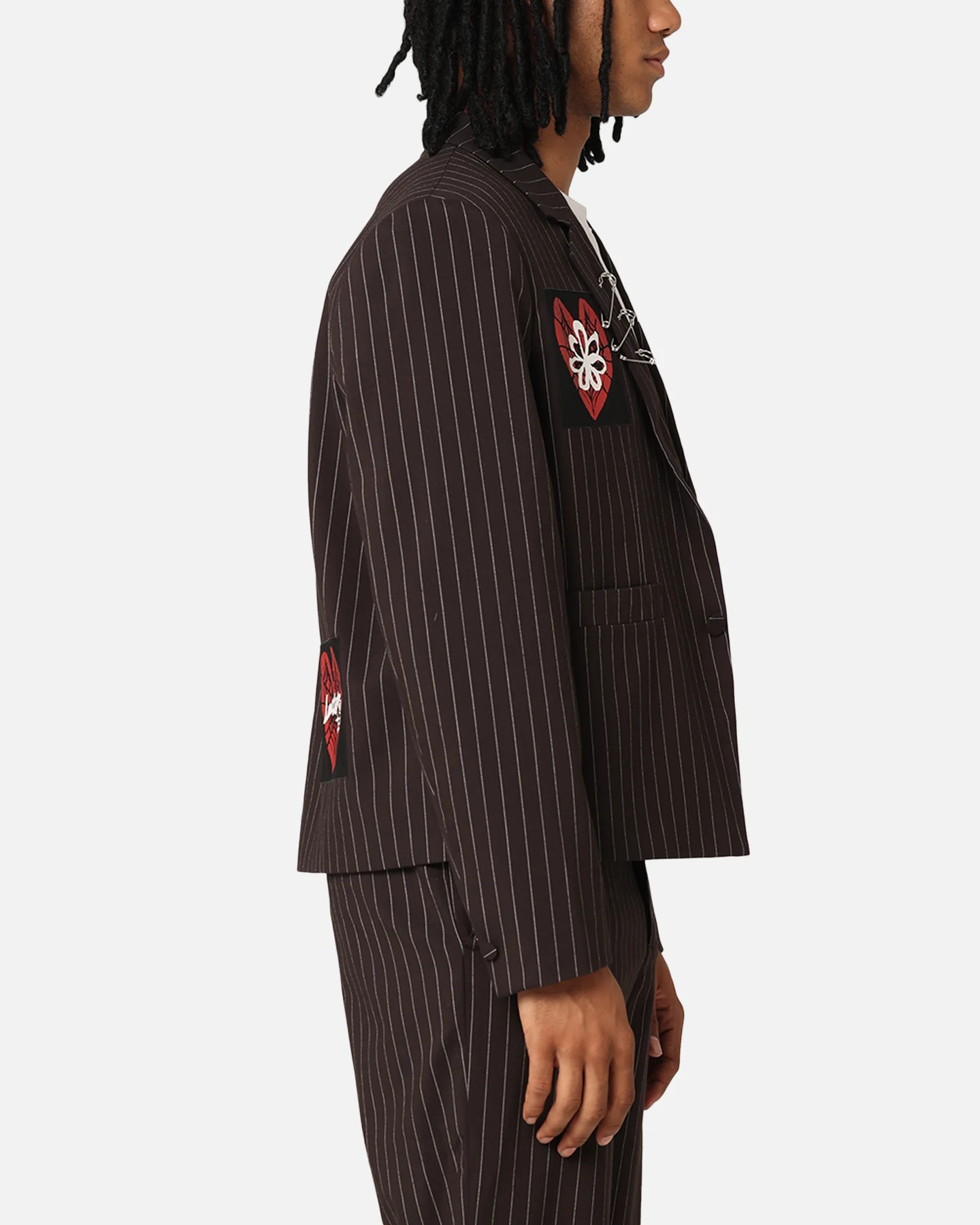 Loiter Heartache Blazer Pinstripe - Image 4