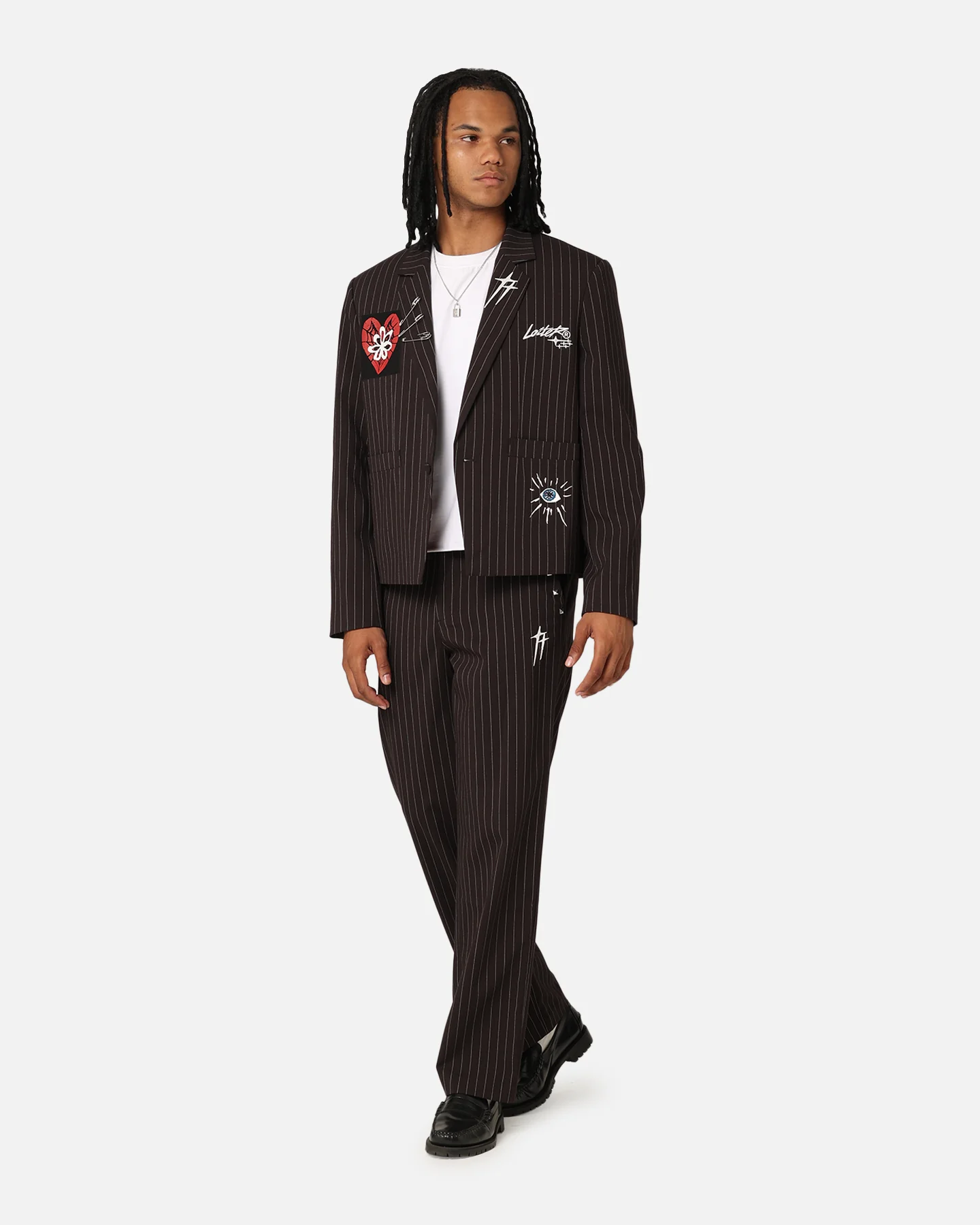 Loiter Heartache Trouser Pinstripe - Image 2