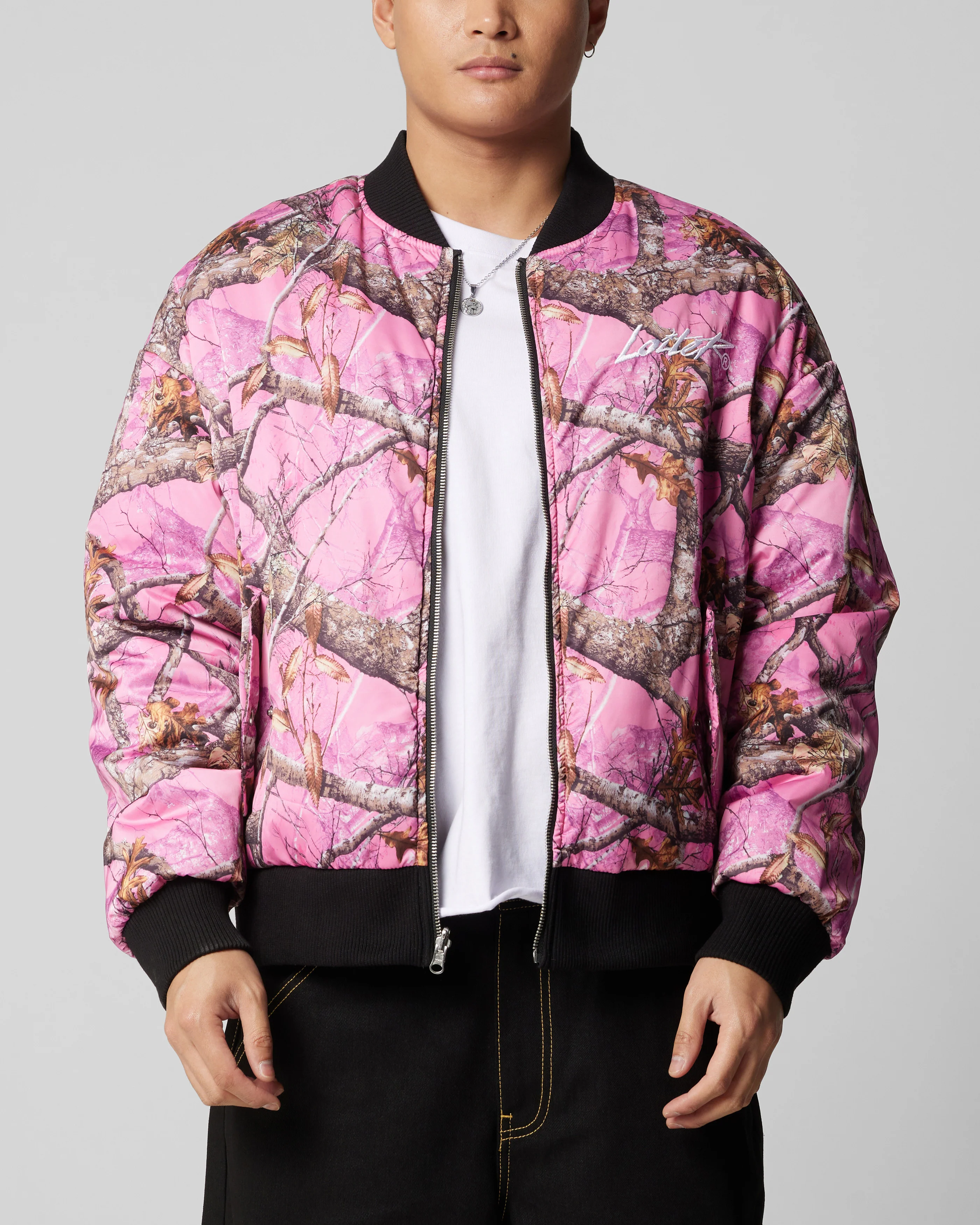 Loiter Hunter Reversible Jacket Black/Pink - Image 3