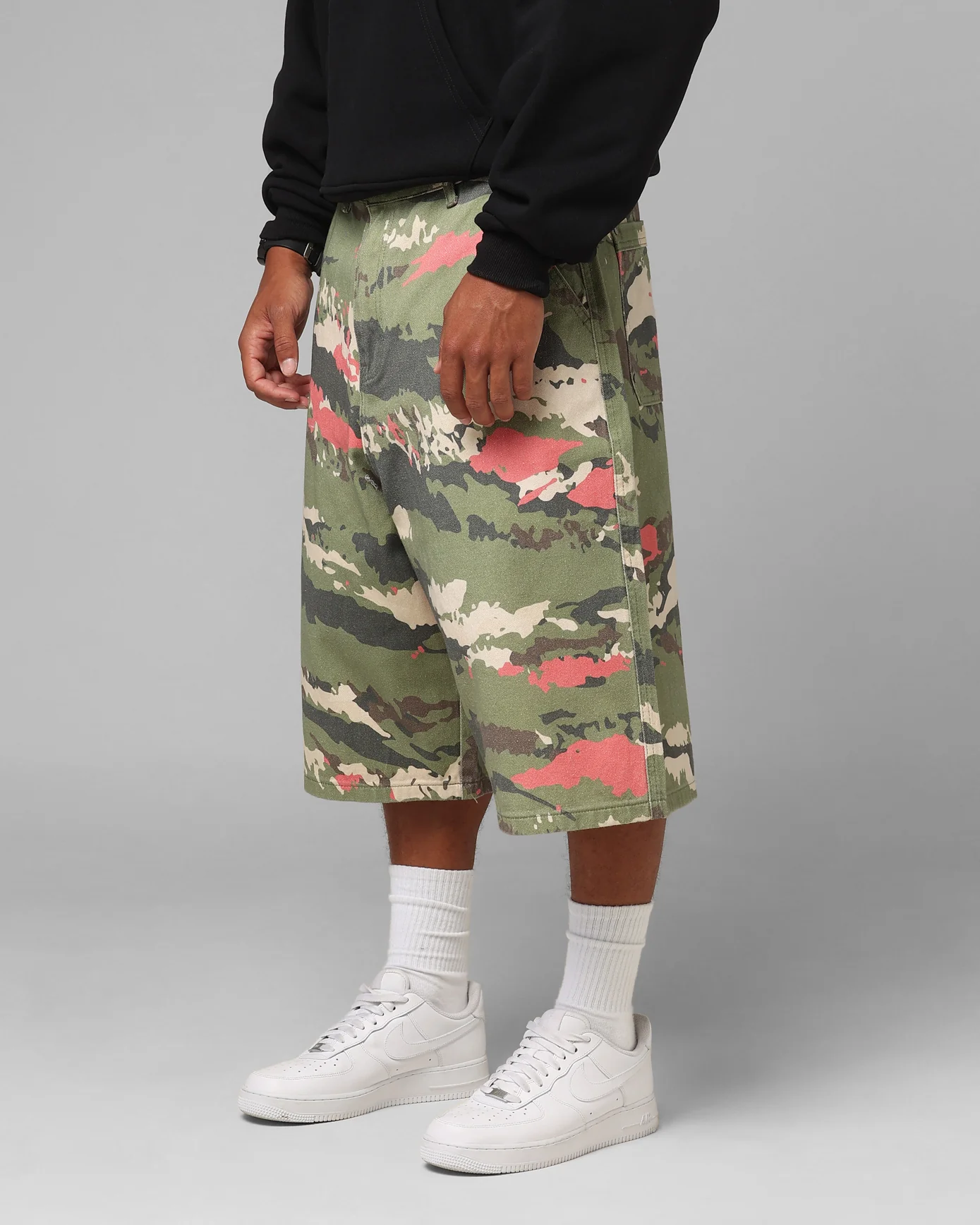 Loiter Hybrid Patch Shorts Camo - Image 5