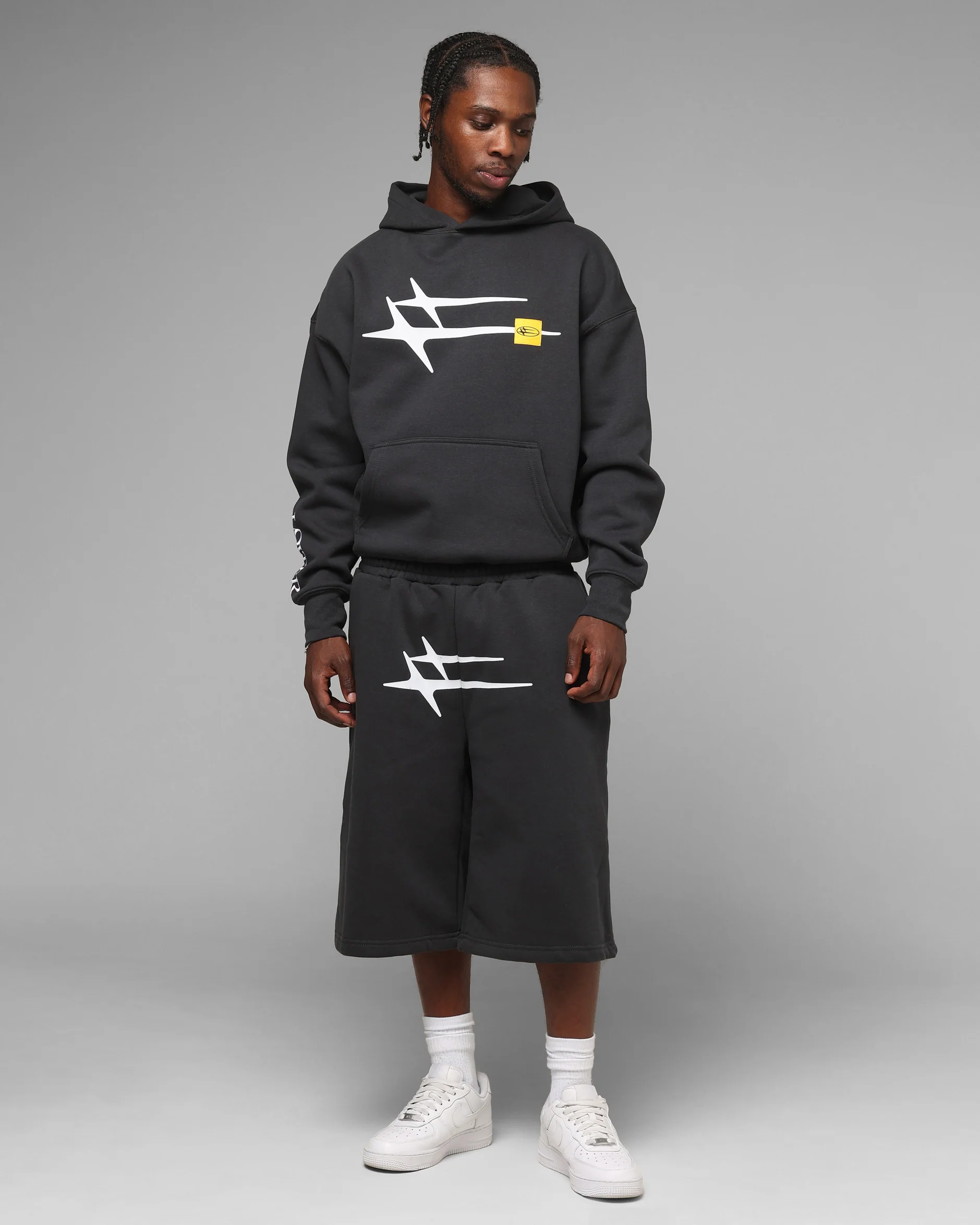 Loiter Hybrid Shorts Charcoal - Image 2
