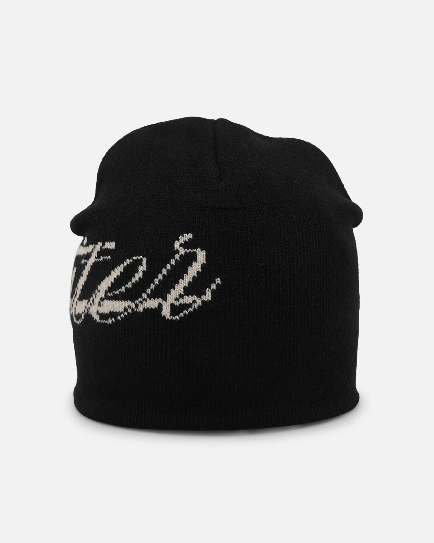 Loiter Hybrid Skull Knit Beanie Black - Image 3