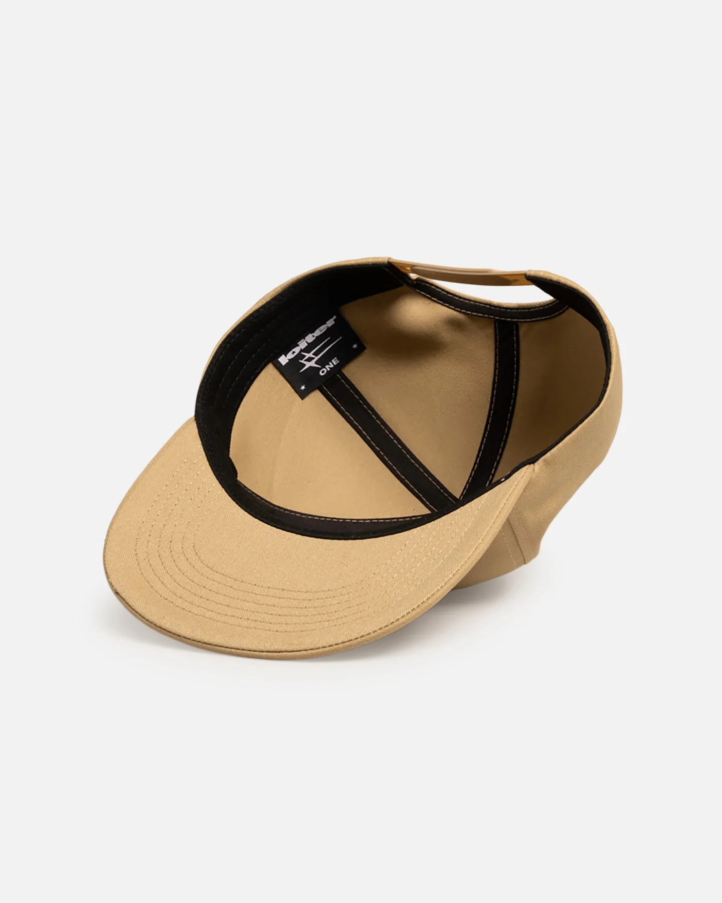 Loiter Hybrid Snapback Cap Khaki - Image 6
