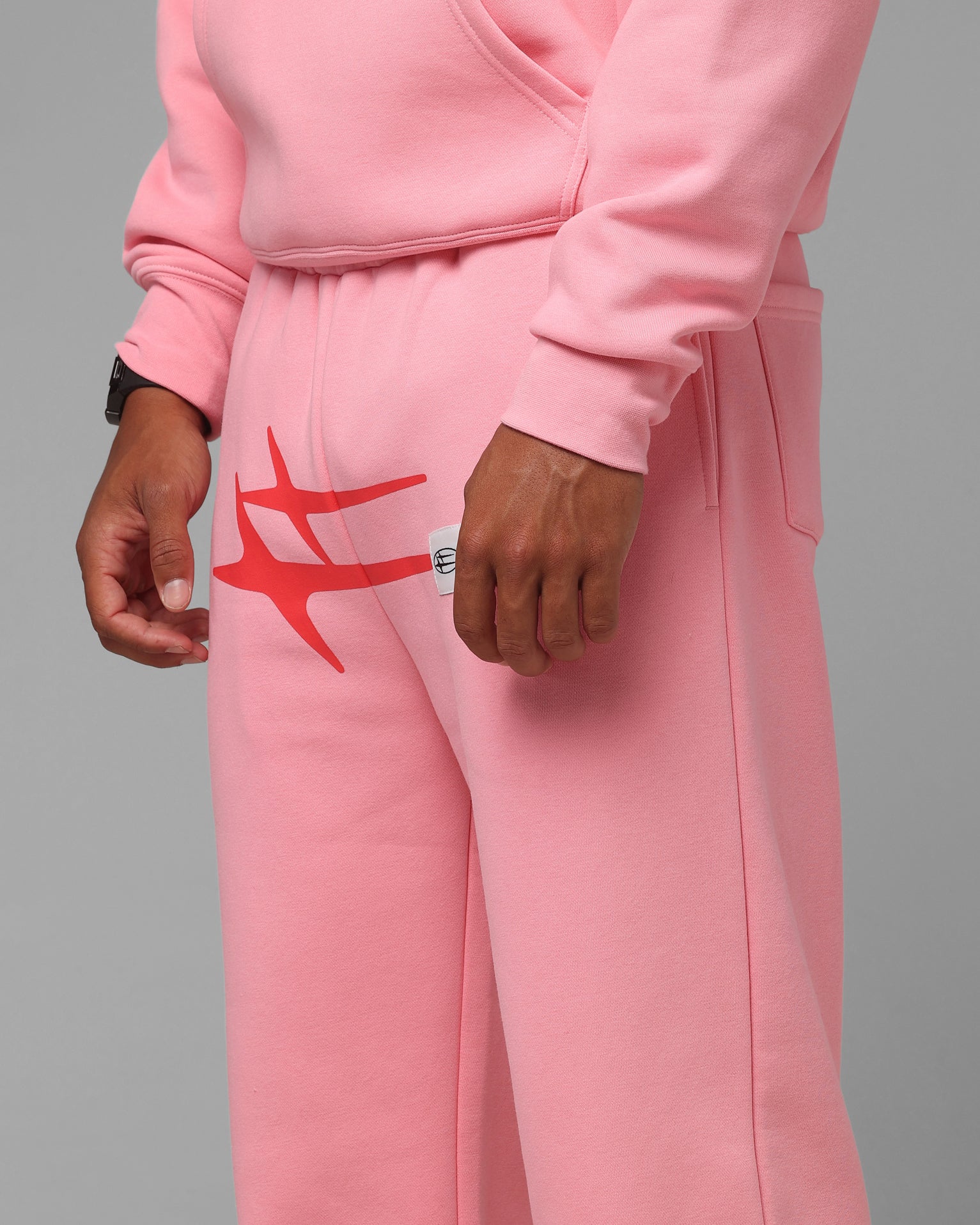 Loiter Hybrid Sweatpants Pink - Image 3